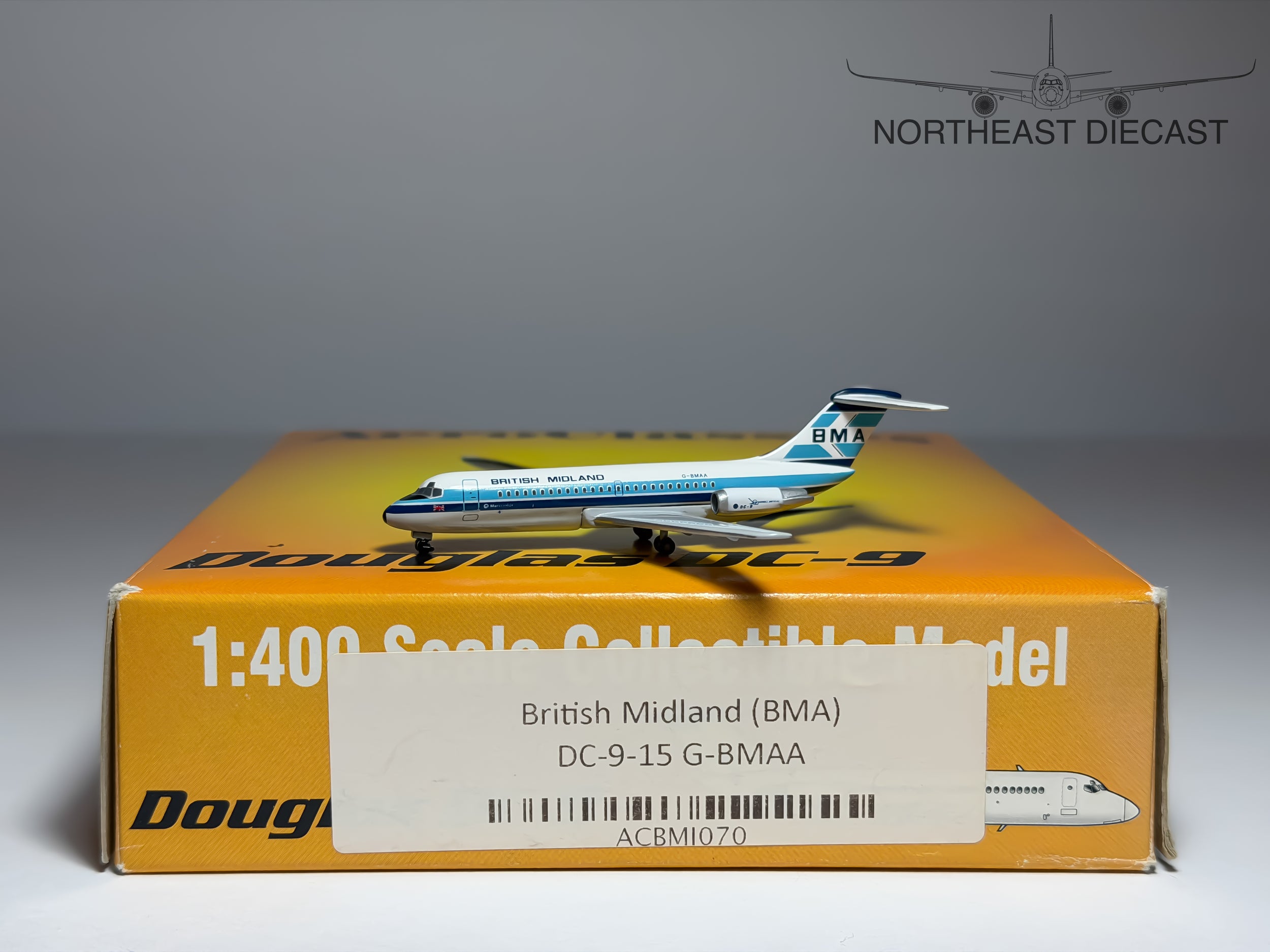 British Midland Douglas DC-9-10 1:400 Aeroclassics G-BMAA (ACBMI070)