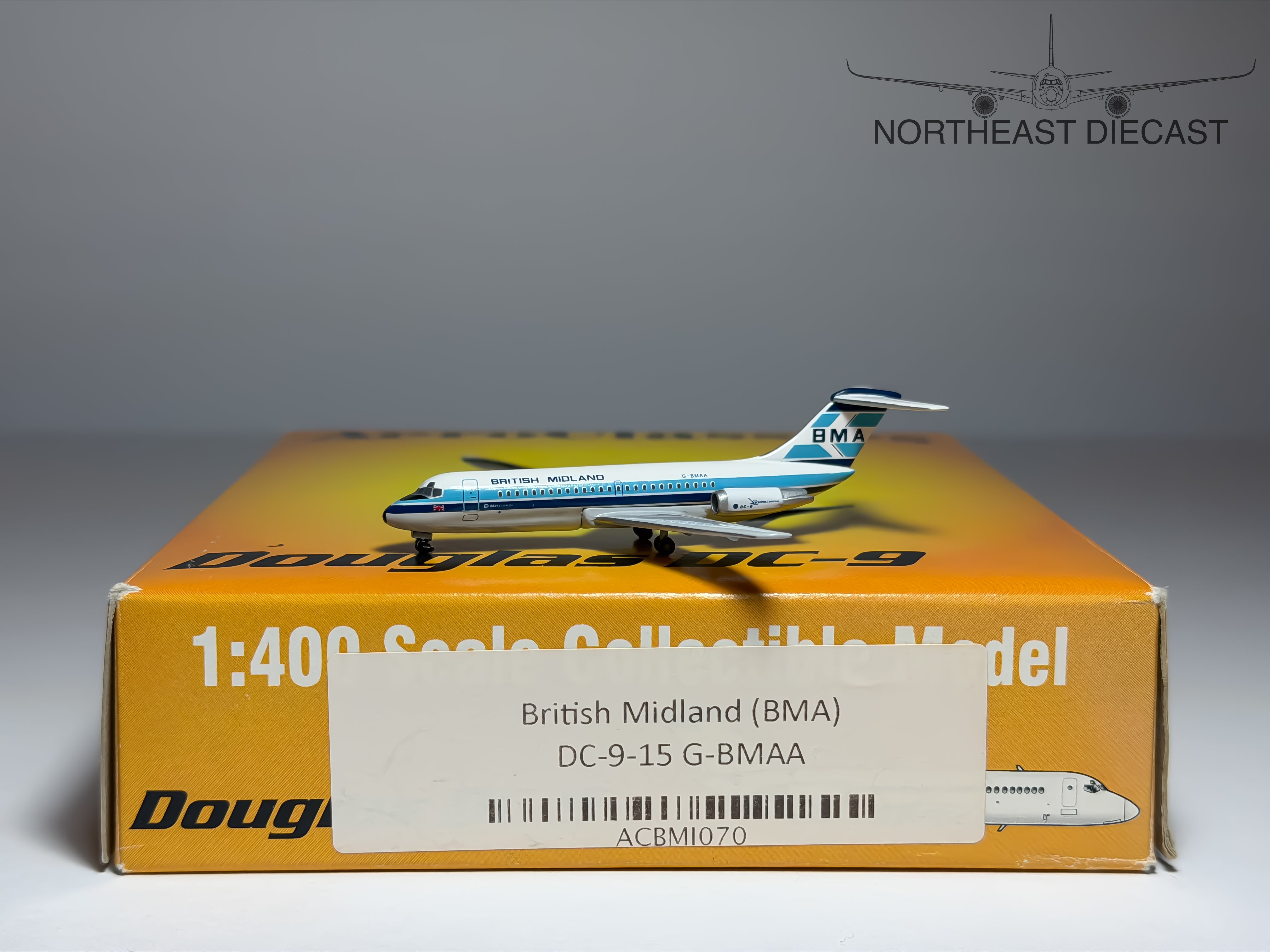 British Midland Douglas DC-9-10 1:400 Aeroclassics G-BMAA (ACBMI070)