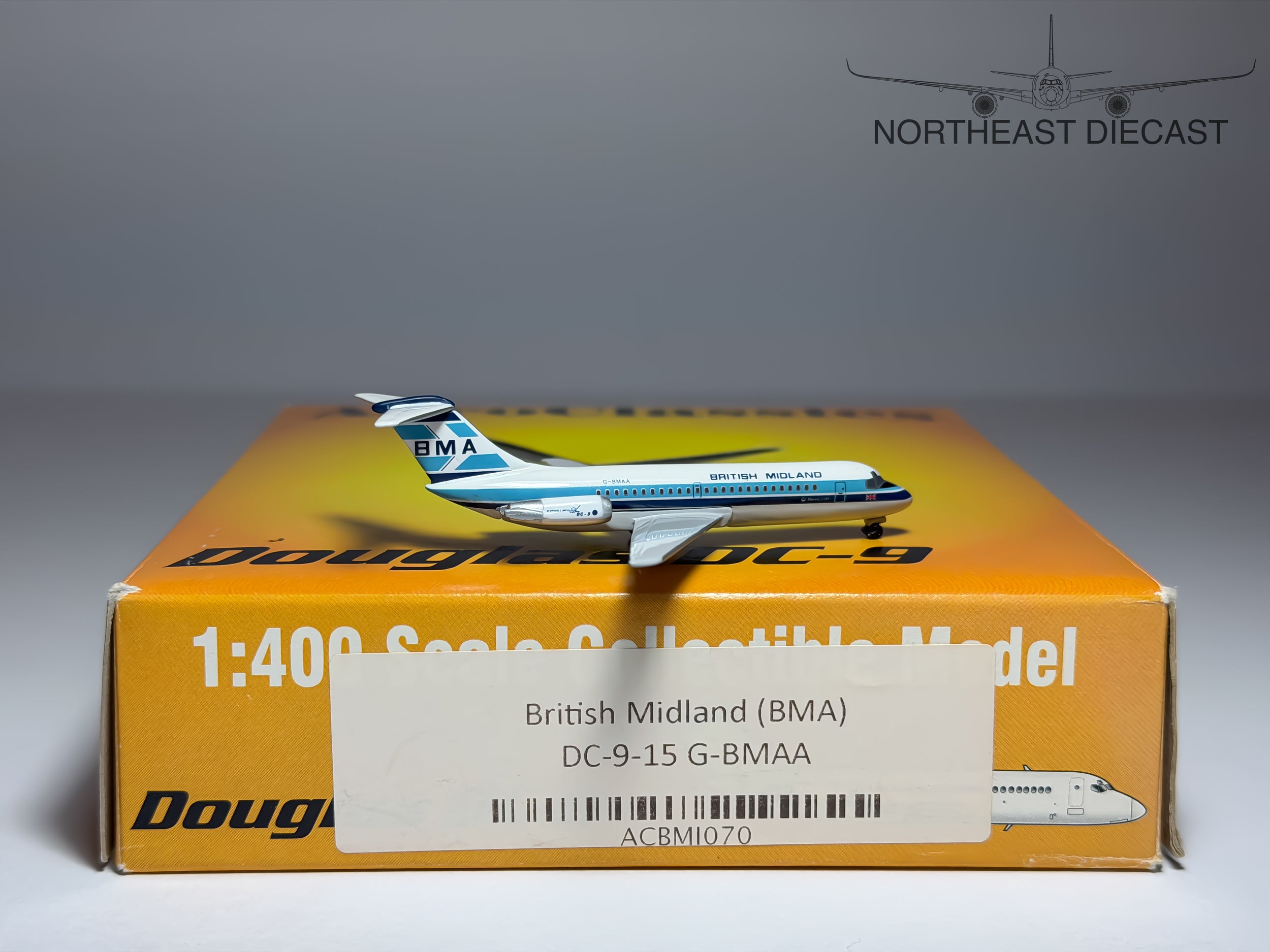 British Midland Douglas DC-9-10 1:400 Aeroclassics G-BMAA (ACBMI070)