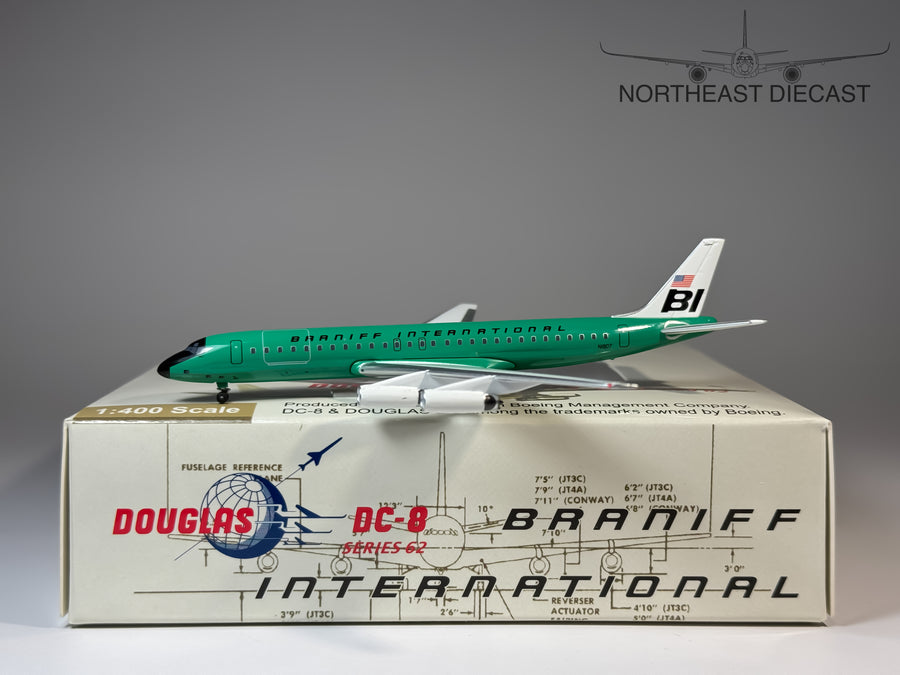 Braniff International Douglas DC-8-62 1:400 Aeroclassics N1807 (ACBNF0508)