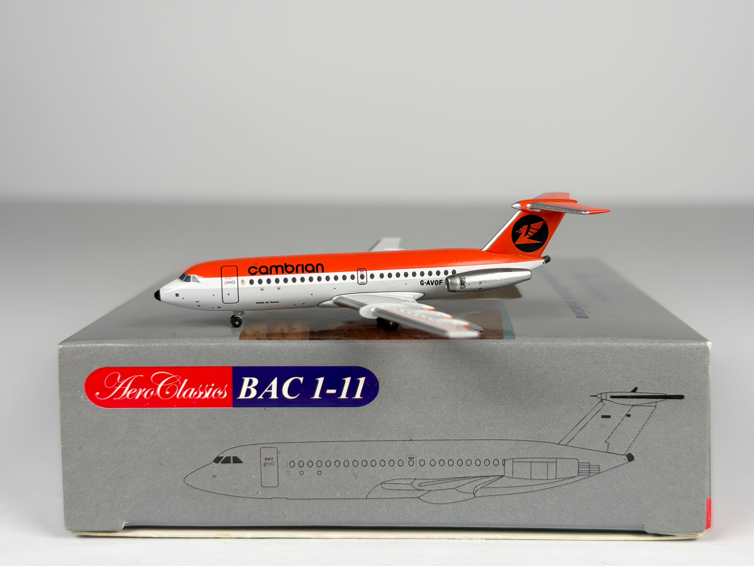Cambrian Airways BAC 1-11 1:400 Aeroclassics G-AVOF (ACCAM0209)