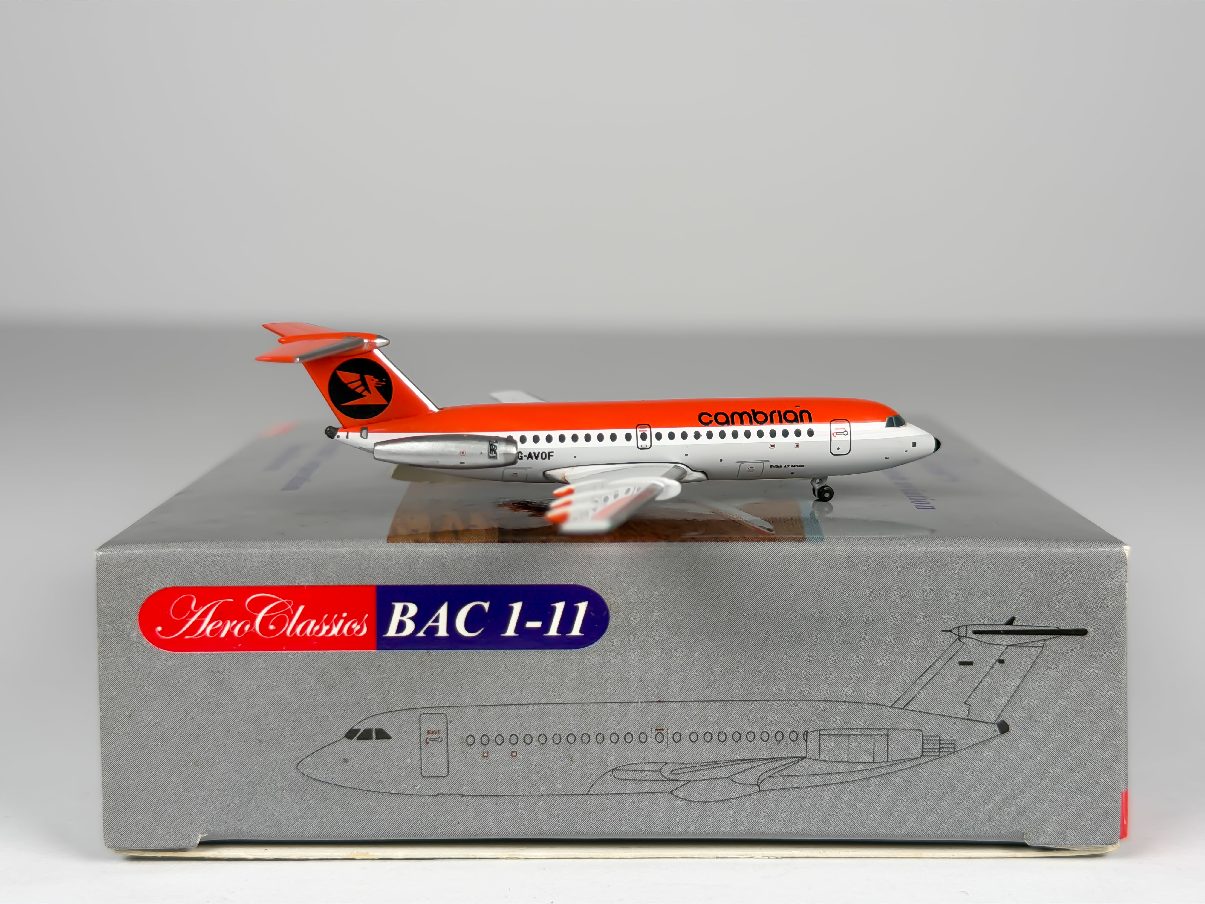 Cambrian Airways BAC 1-11 1:400 Aeroclassics G-AVOF (ACCAM0209)