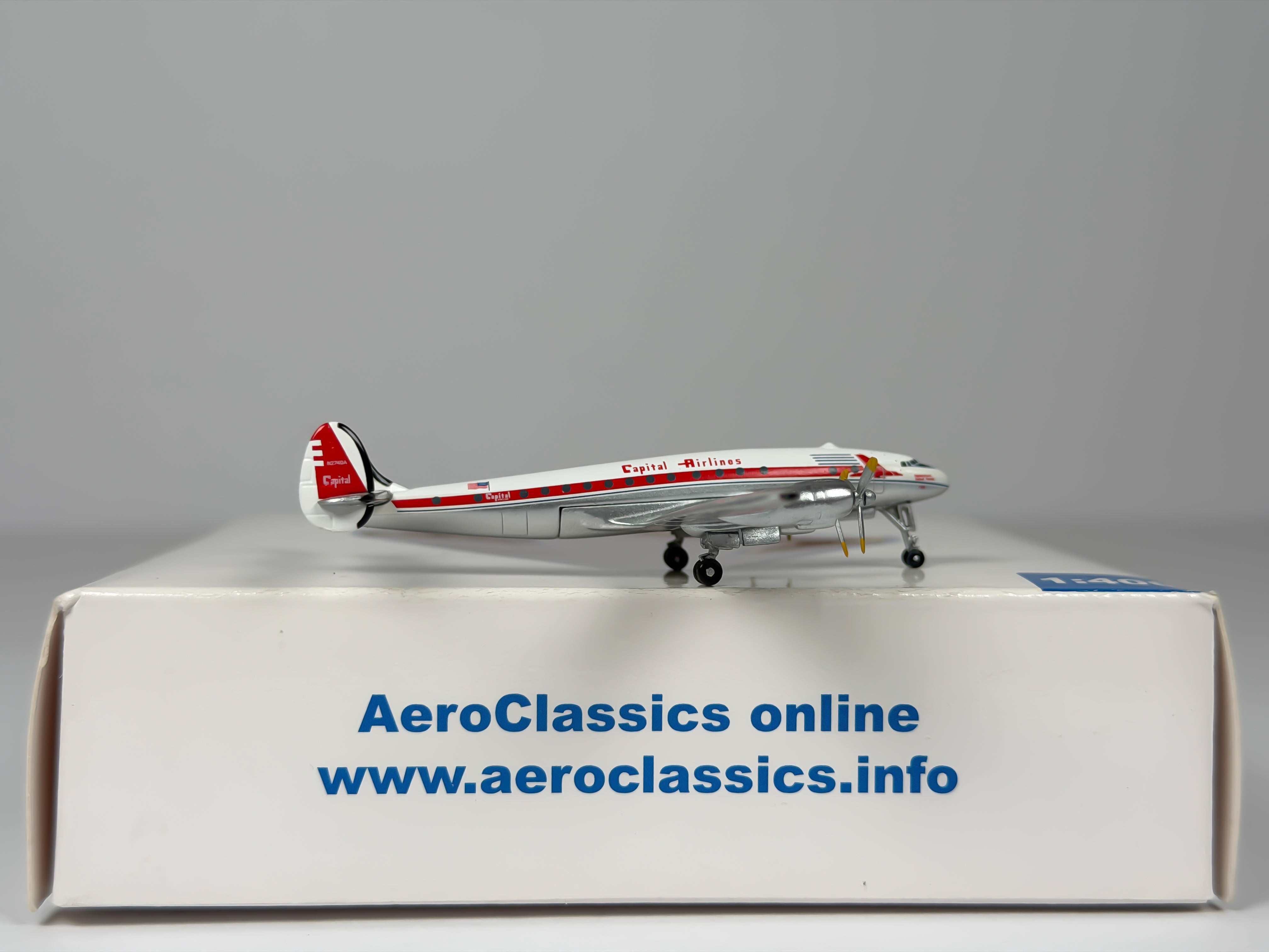 Capital Airlines Lockheed L-049 1:400 Aeroclassics N2740A (ACCAP078)