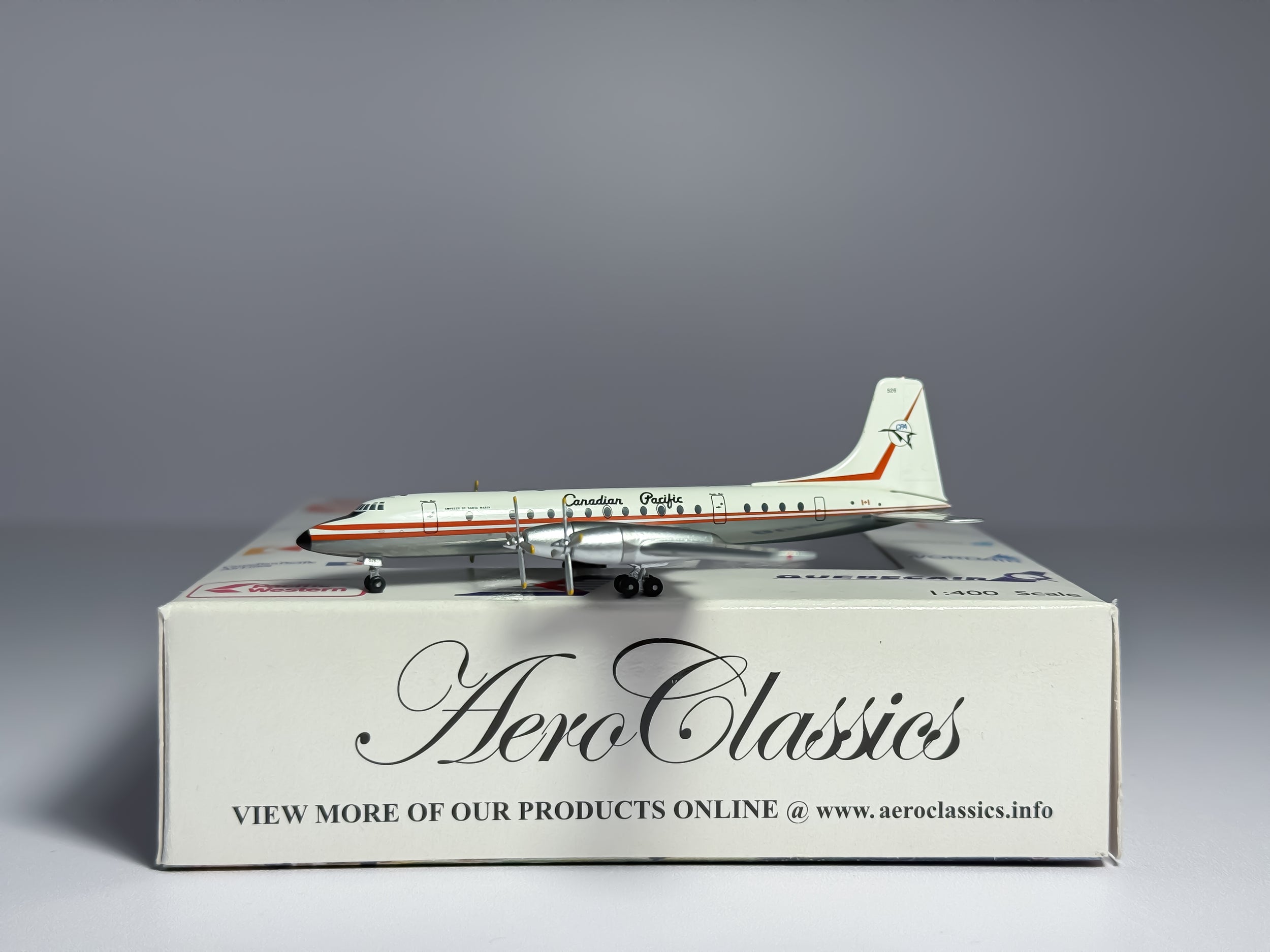Canadian Pacific Bristol 175 Britannia 1:400 Aeroclassics CF-CZX (ACCFCZX)