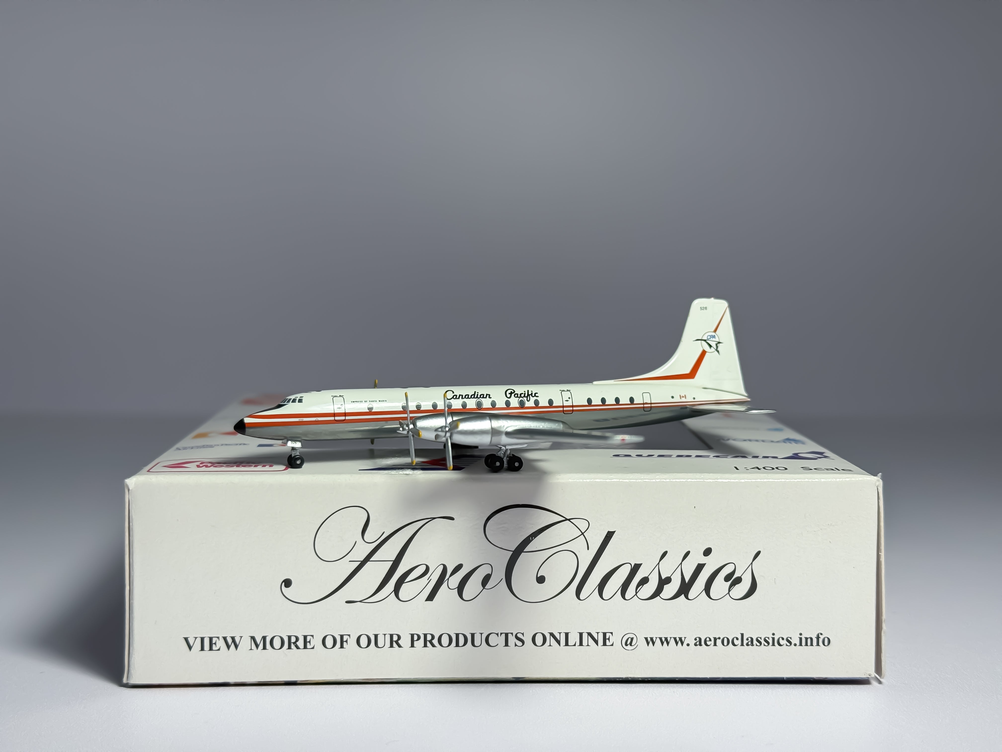 Canadian Pacific Bristol 175 Britannia 1:400 Aeroclassics CF-CZX (ACCFCZX)