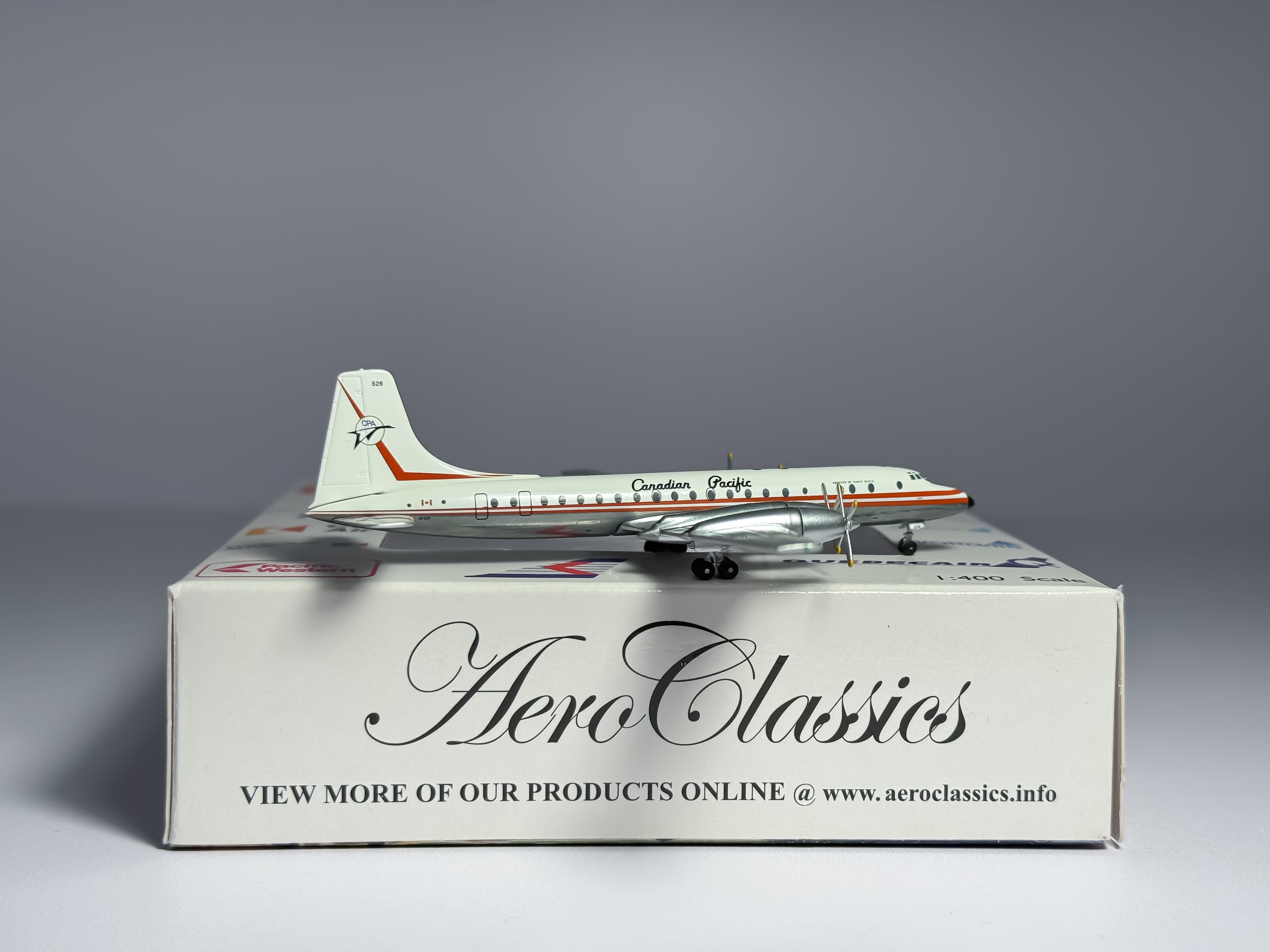 Canadian Pacific Bristol 175 Britannia 1:400 Aeroclassics CF-CZX (ACCFCZX)