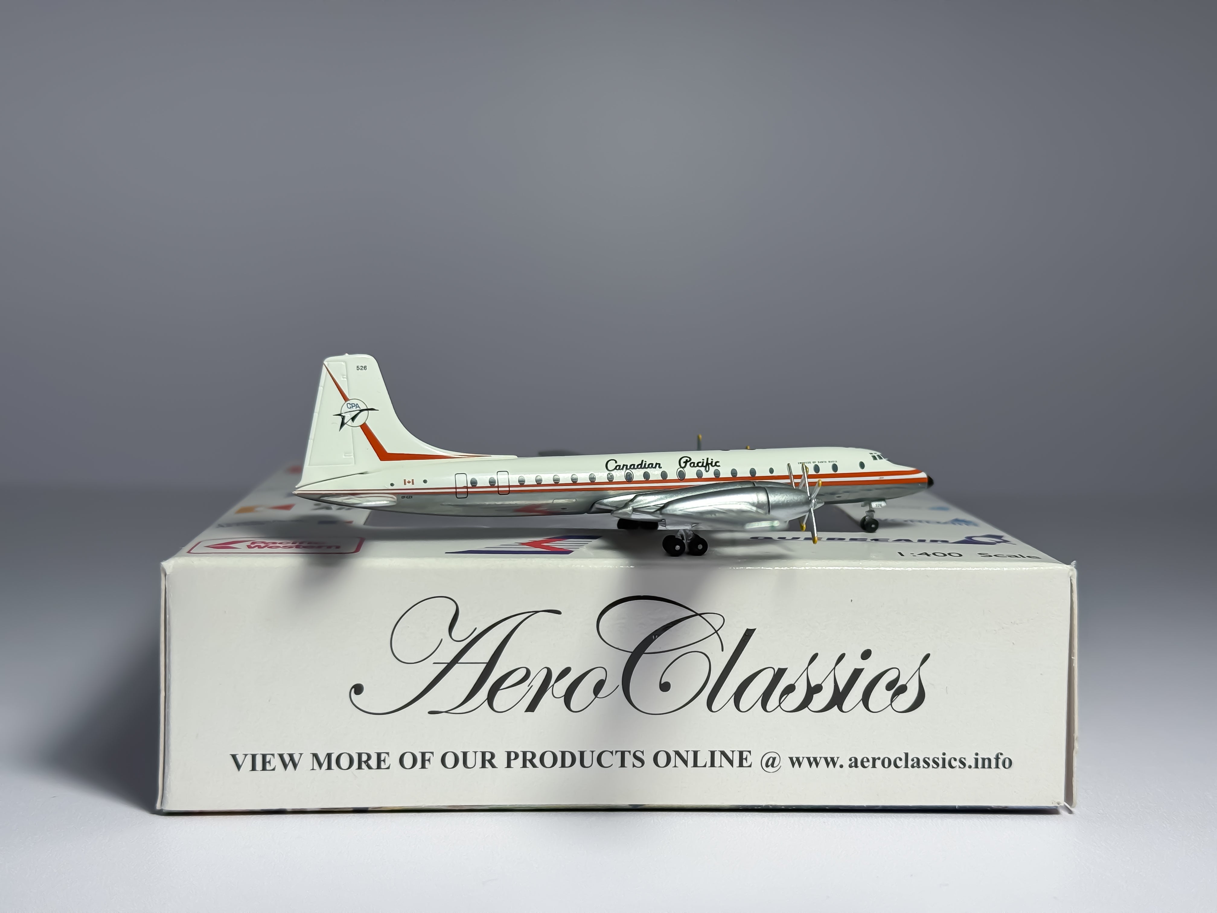 Canadian Pacific Bristol 175 Britannia 1:400 Aeroclassics CF-CZX (ACCFCZX)