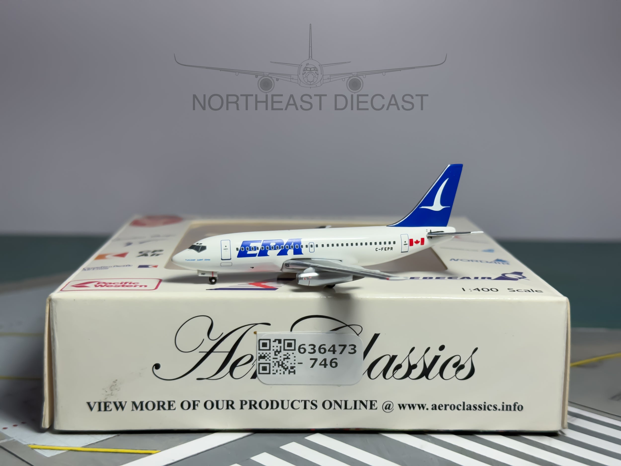 Eastern Provincial Airways Boeing 737-2EI 1:400 Aeroclassics C-FEPR (ACCFEPR)