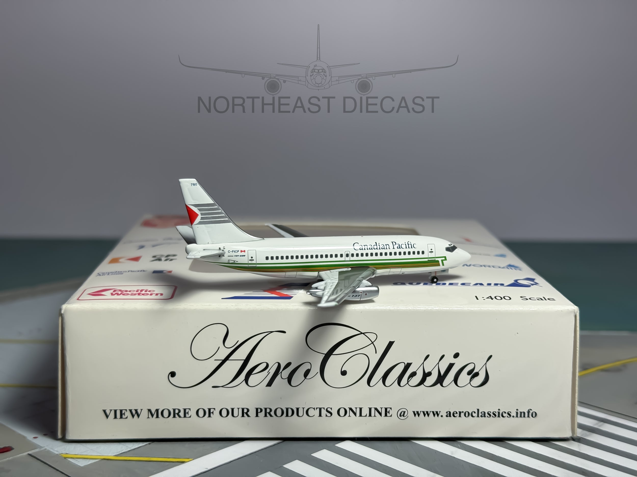 Canadian Pacific Boeing 737-200 1:400 Aeroclassics C-FICP (ACCFICP)