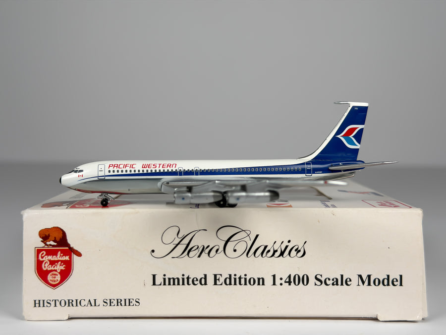 Pacific Western Airlines Boeing 720 1:400 Aeroclassics C-FPWV (ACCFPWV)