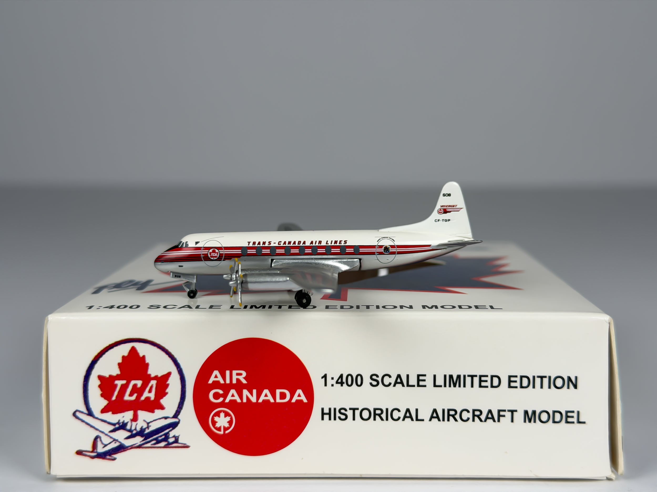 Trans-Canada Air Lines (TCA) Vickers Viscount 700 1:400 Aeroclassics CF-TGP (ACCFTGP)