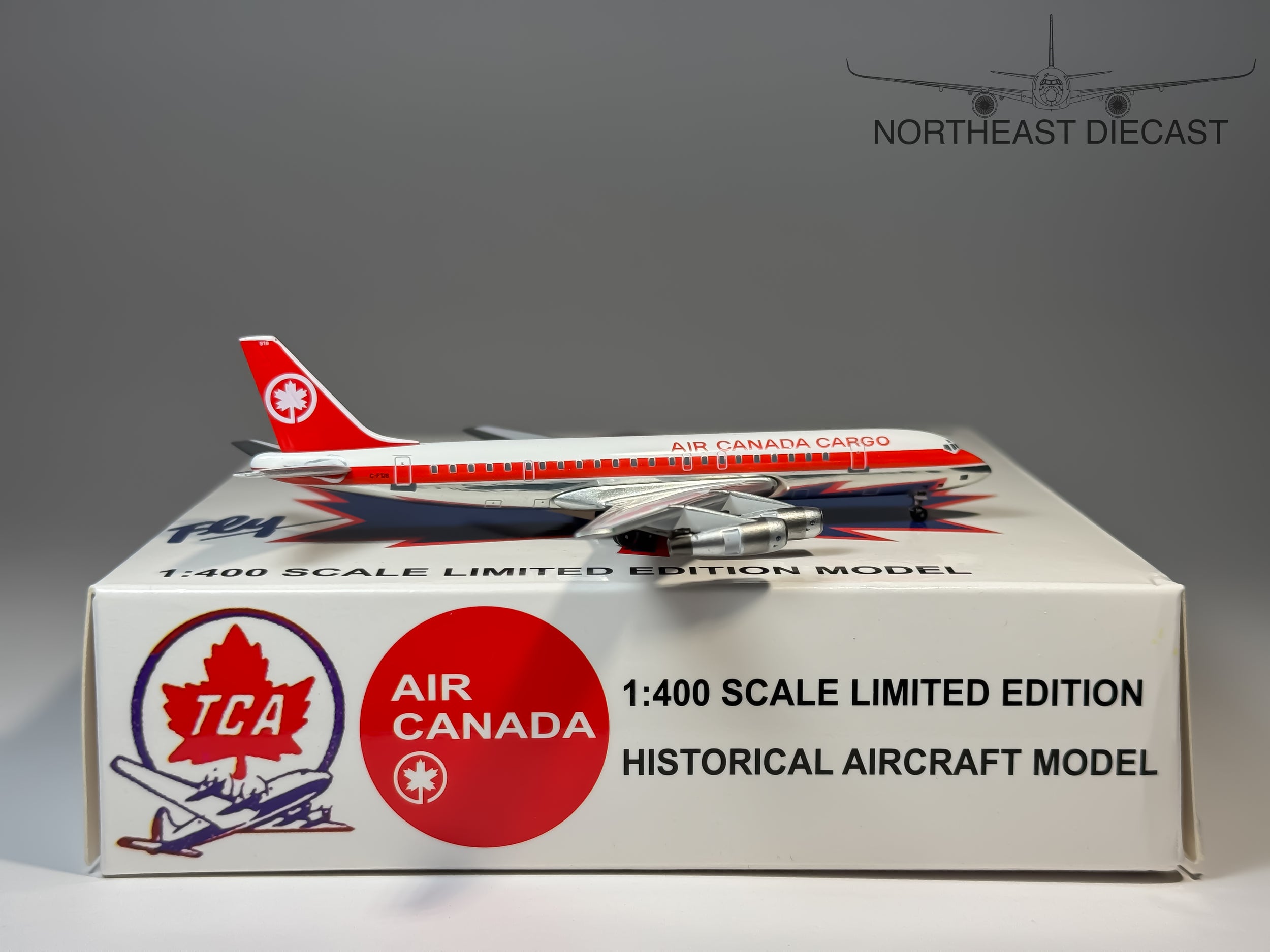Air Canada Cargo Douglas DC-8-50 1:400 Aeroclassics C-FTJS (ACCFTJS)