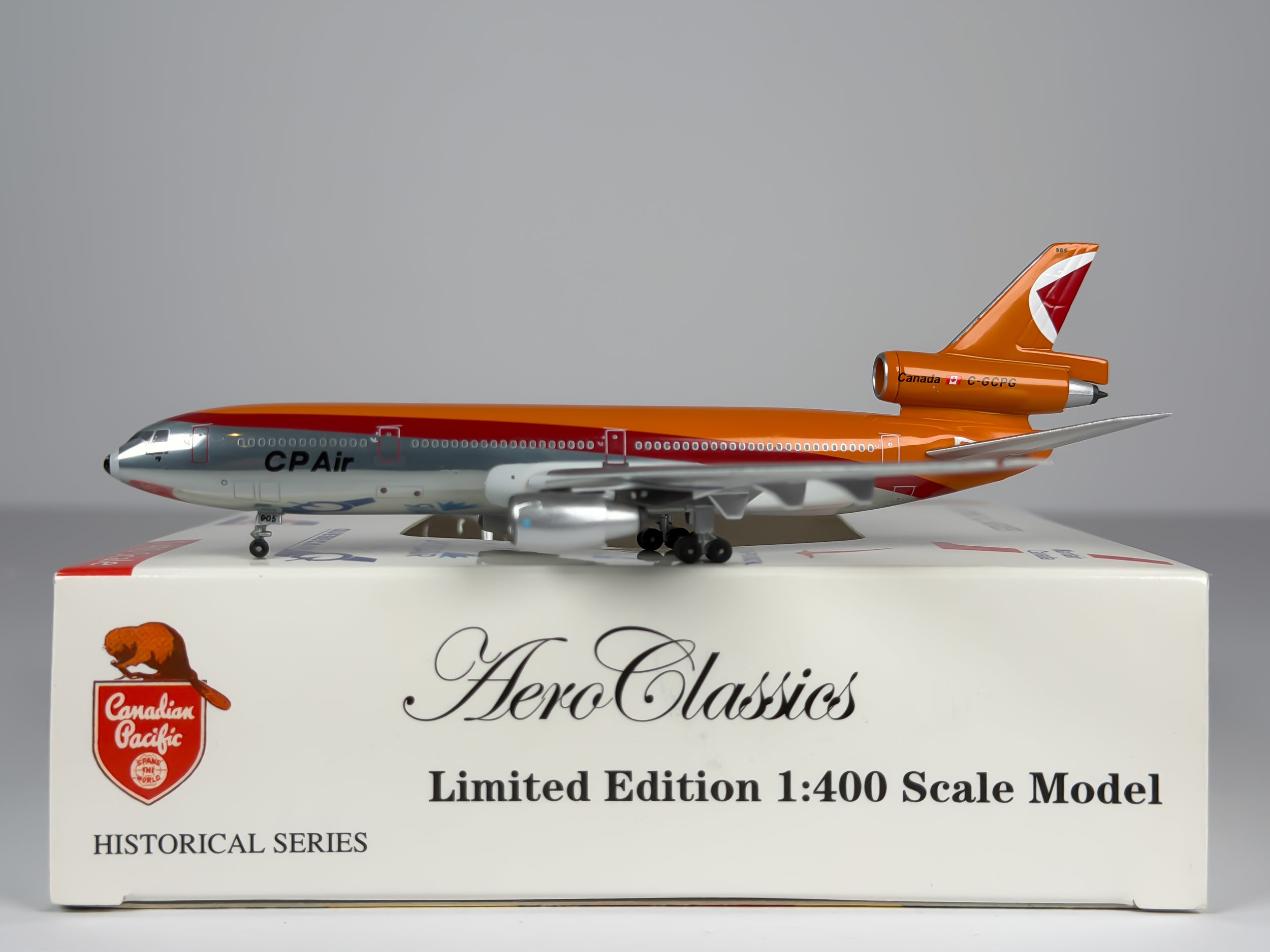 Canadian Pacific McDonnell Douglas DC-10-30 1:400 Aeroclassics C-GCPG (ACCGCPG)