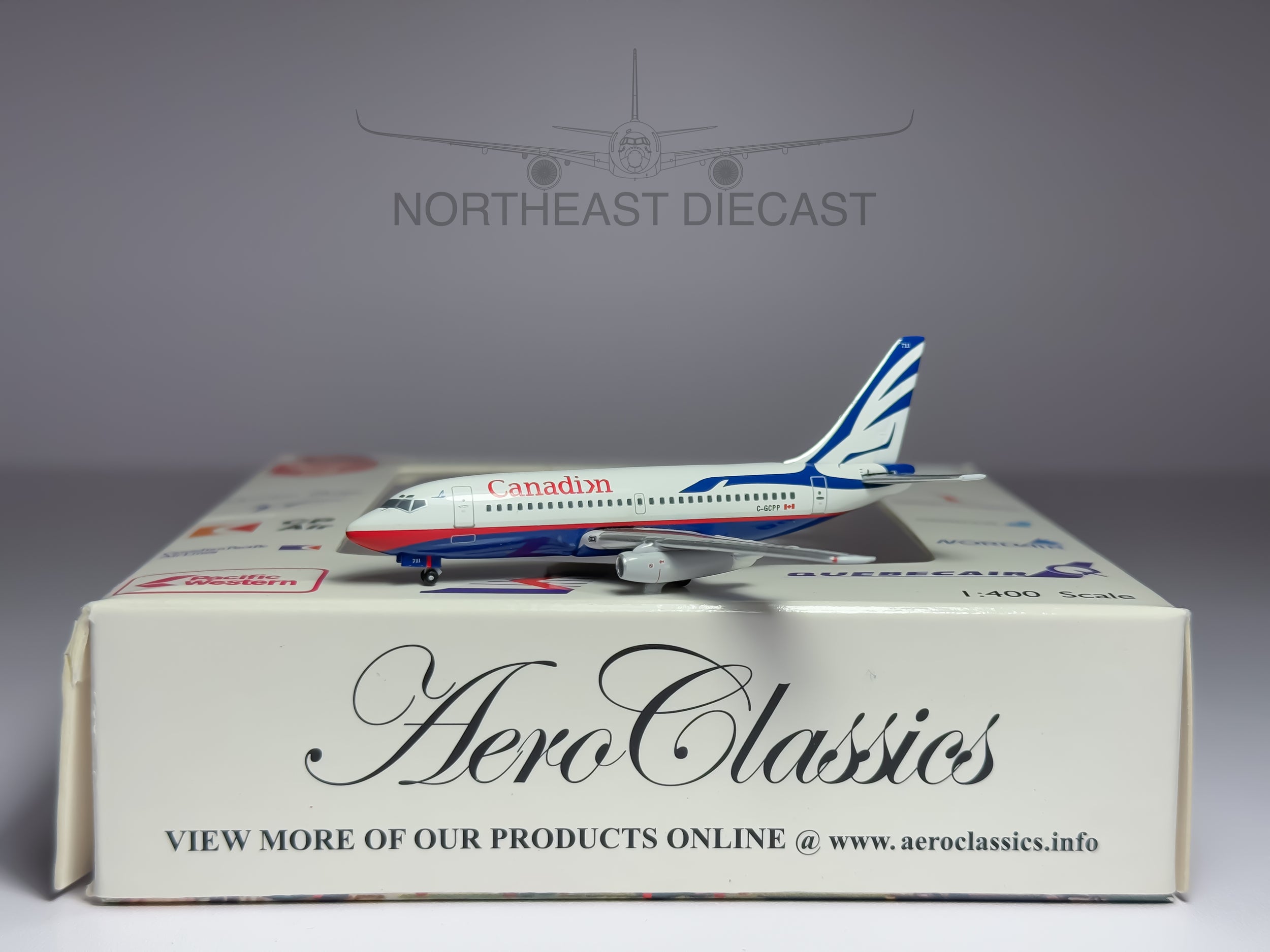 Canadian Airlines Boeing 737-200 1:400 Aeroclassics C-GCPP (ACCGCPP)