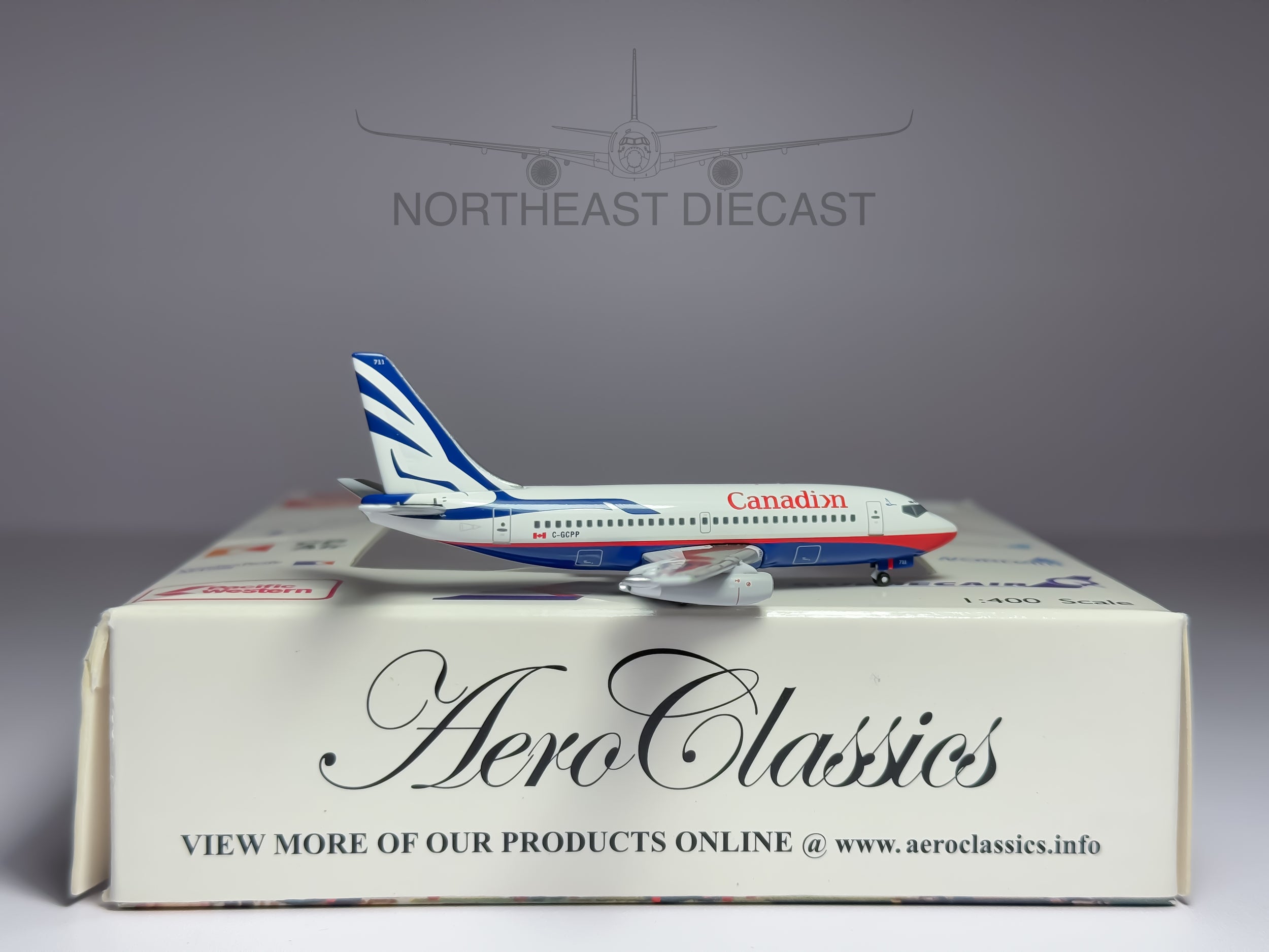 Canadian Airlines Boeing 737-200 1:400 Aeroclassics C-GCPP (ACCGCPP)