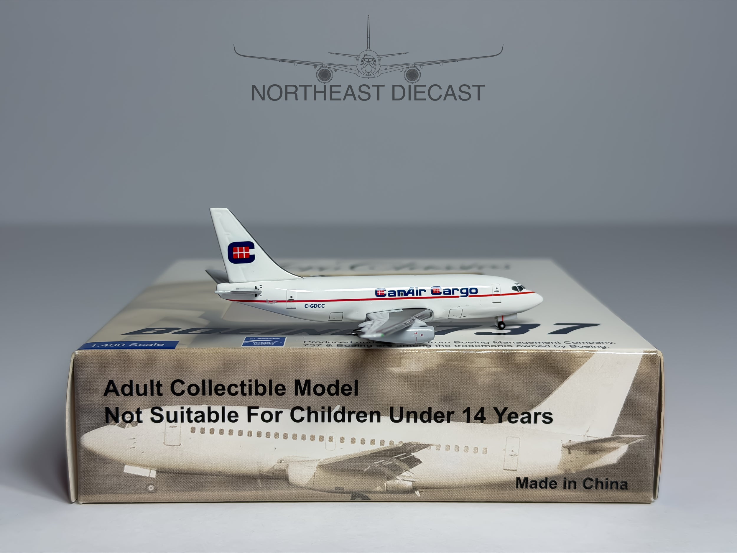 CanAir Cargo Boeing 737-200F 1:400 Aeroclassics C-GDCC (ACCGDCC)