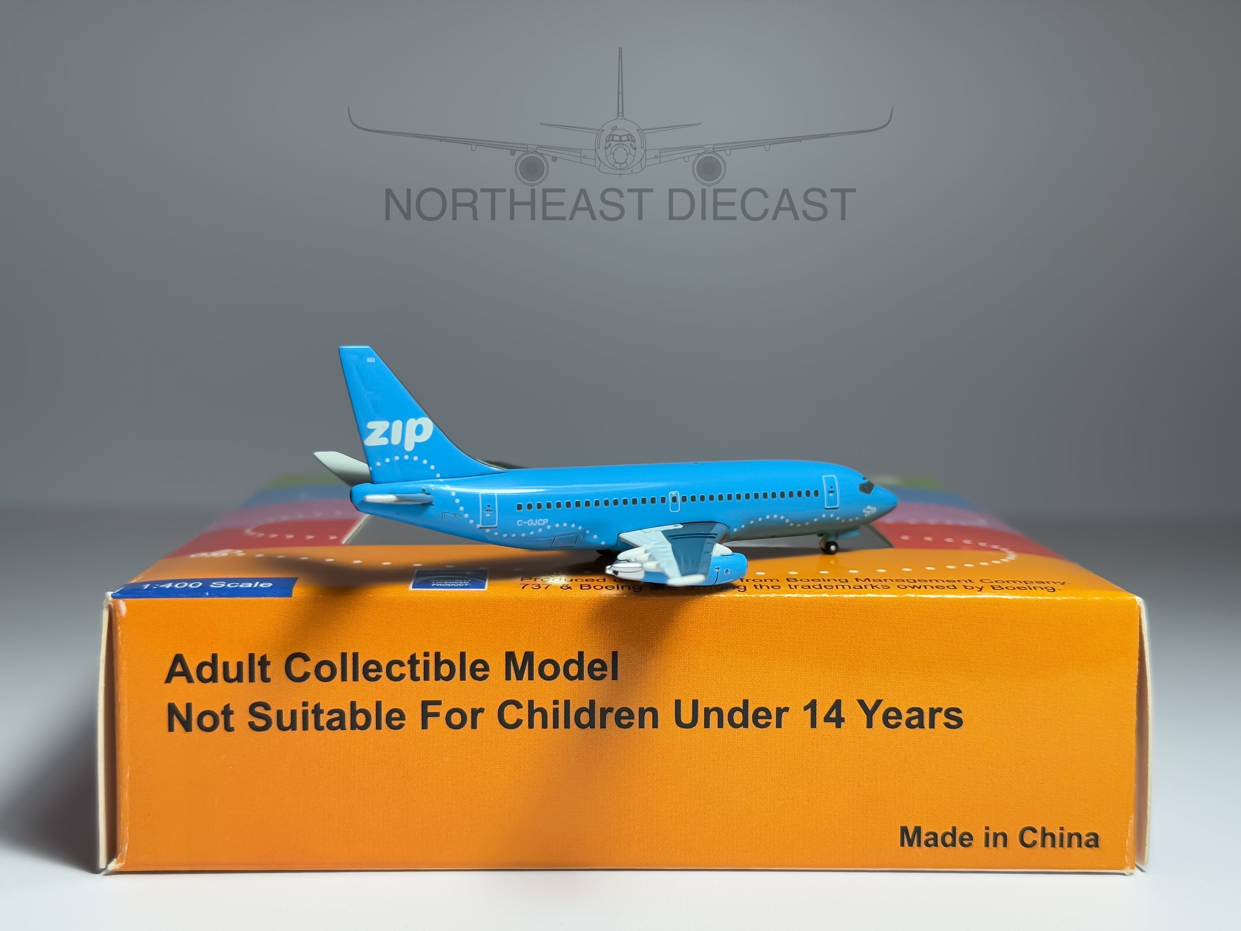 Zip Boeing 737-200 1:400 Aeroclassics C-GJCP (ACCGJCP)