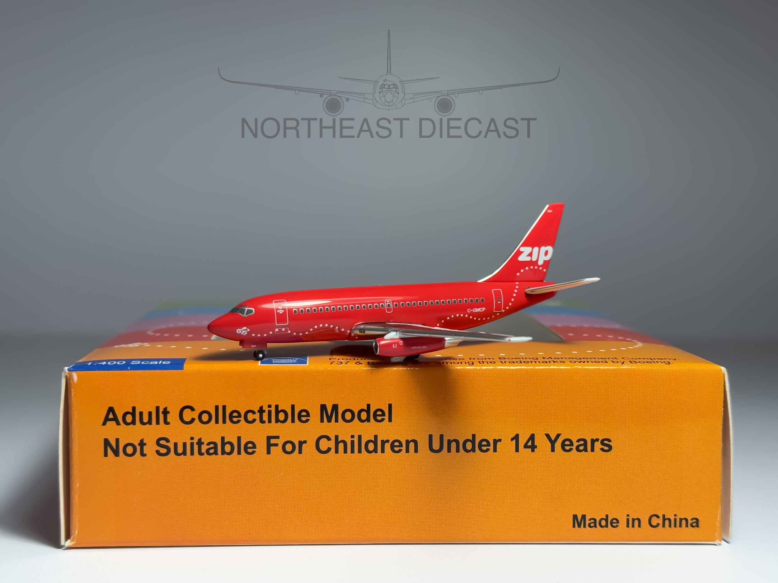 Zip Boeing 737-200 1:400 Aeroclassics C-GMCP (ACCGMCP)