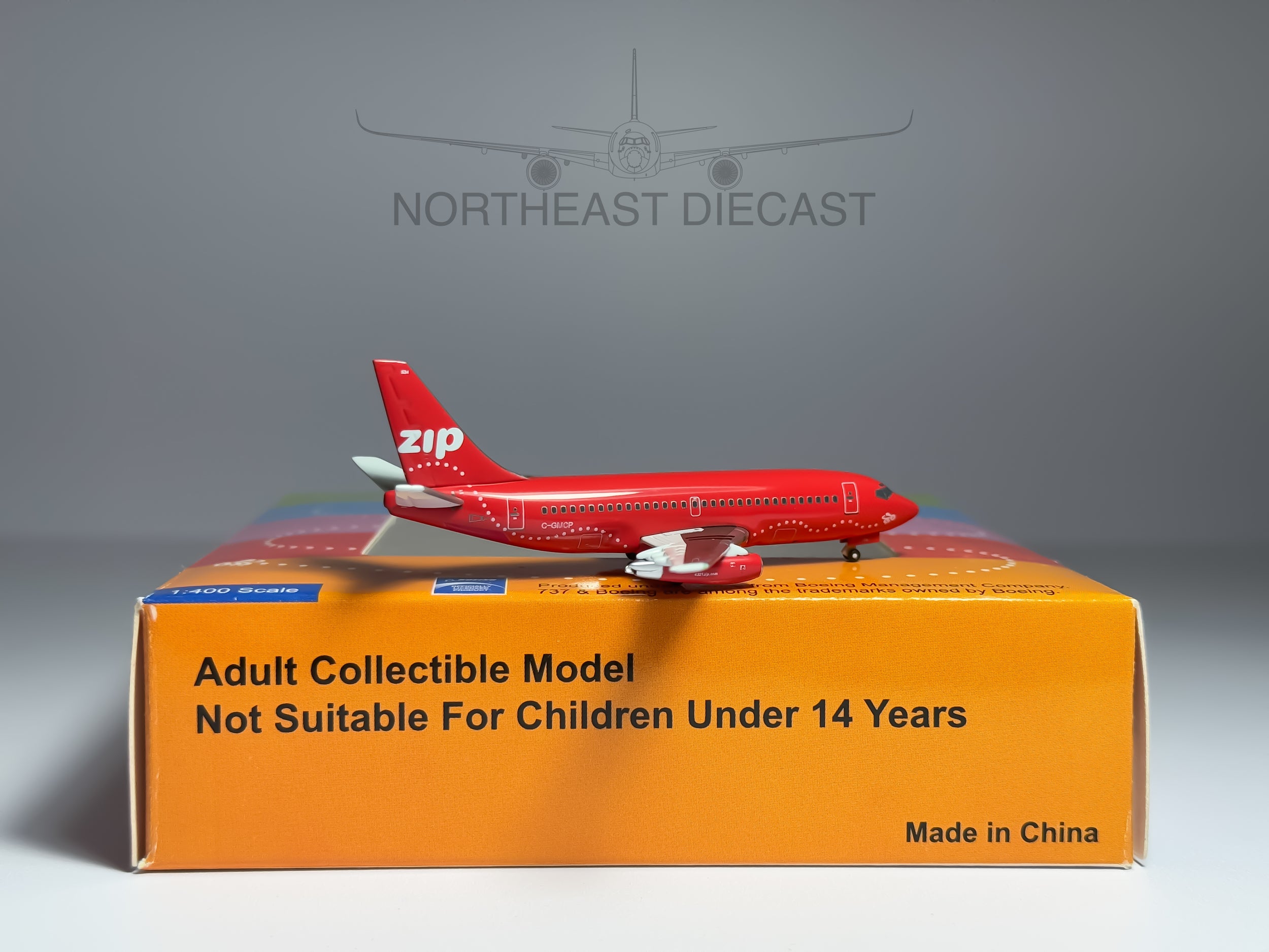 Zip Boeing 737-200 1:400 Aeroclassics C-GMCP (ACCGMCP)