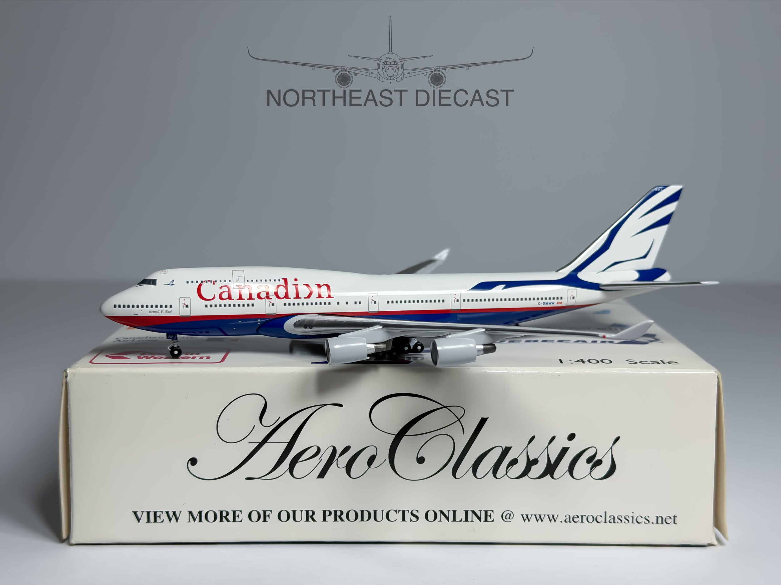 Canadian Boeing 747-400 1:400 Aeroclassics C-GMWW (ACCGMWW)