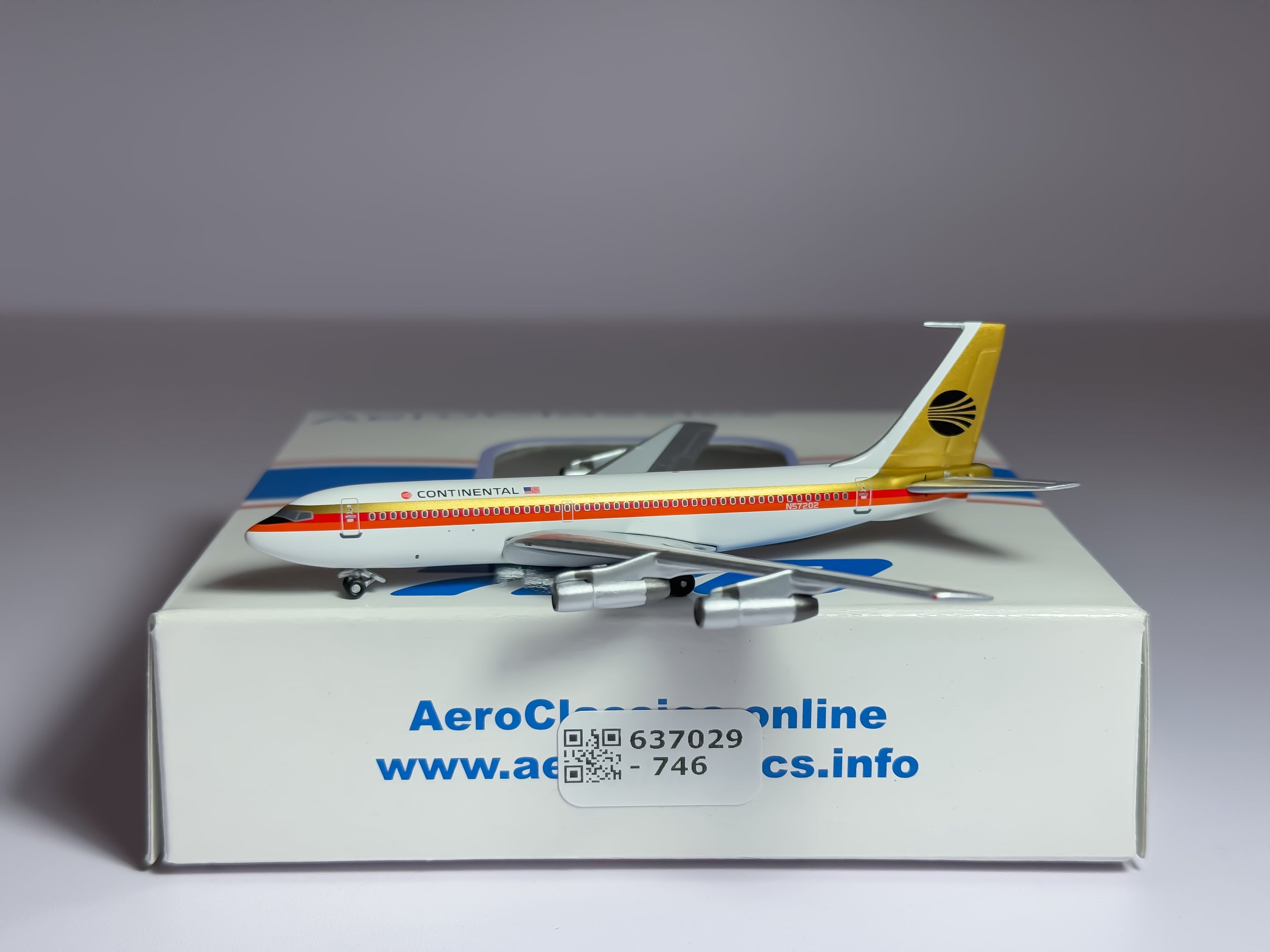 Continental Airlines Boeing 720 1:400 Aeroclassics N57202 (ACCOA043)