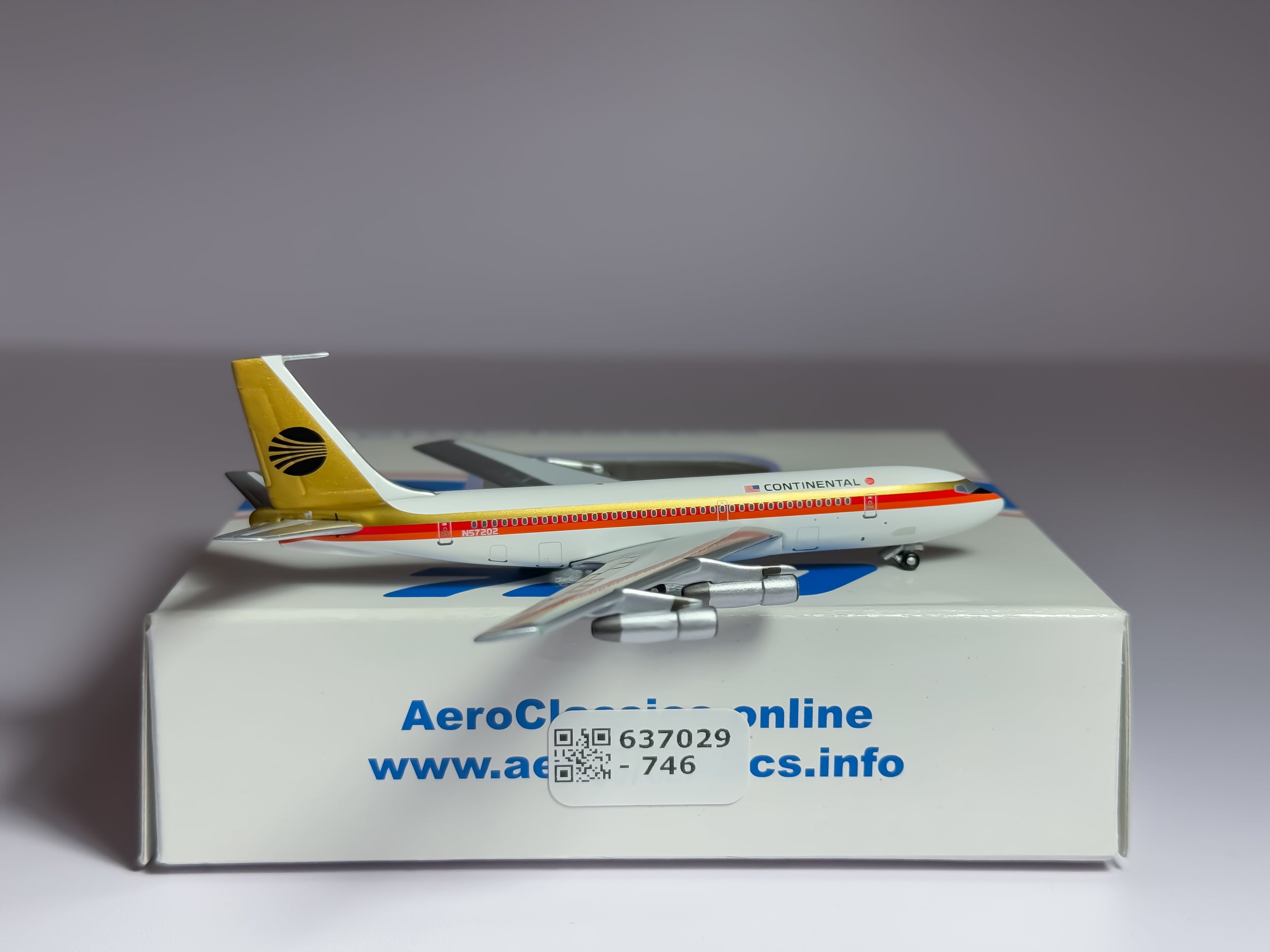Continental Airlines Boeing 720 1:400 Aeroclassics N57202 (ACCOA043)