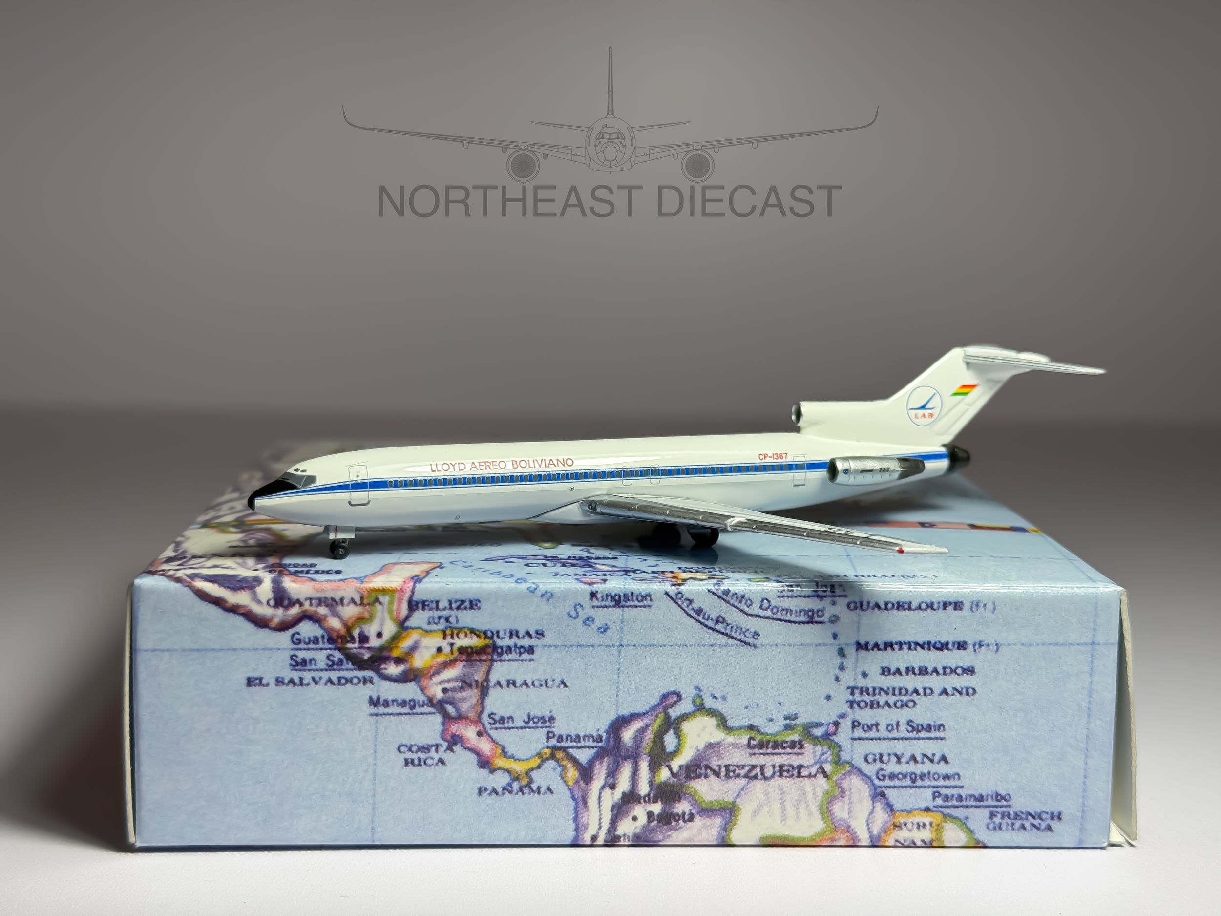 Lloyd Aereo Boliviano (LAB) Boeing 727-200 1:400 Aeroclassics CP-1367 (ACCP1367)
