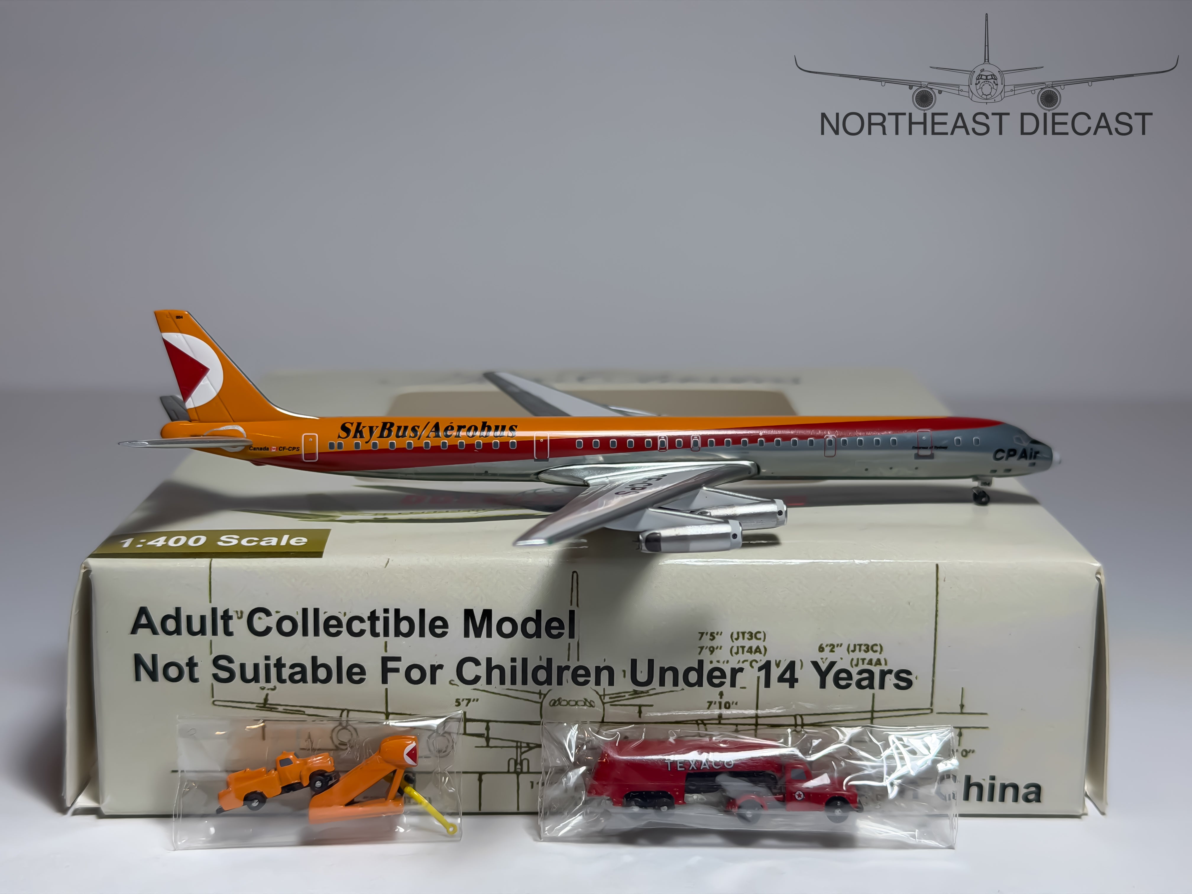 CP Air Douglas DC-8-63 1:400 Aeroclassics CF-CPS (ACCPA0608B)