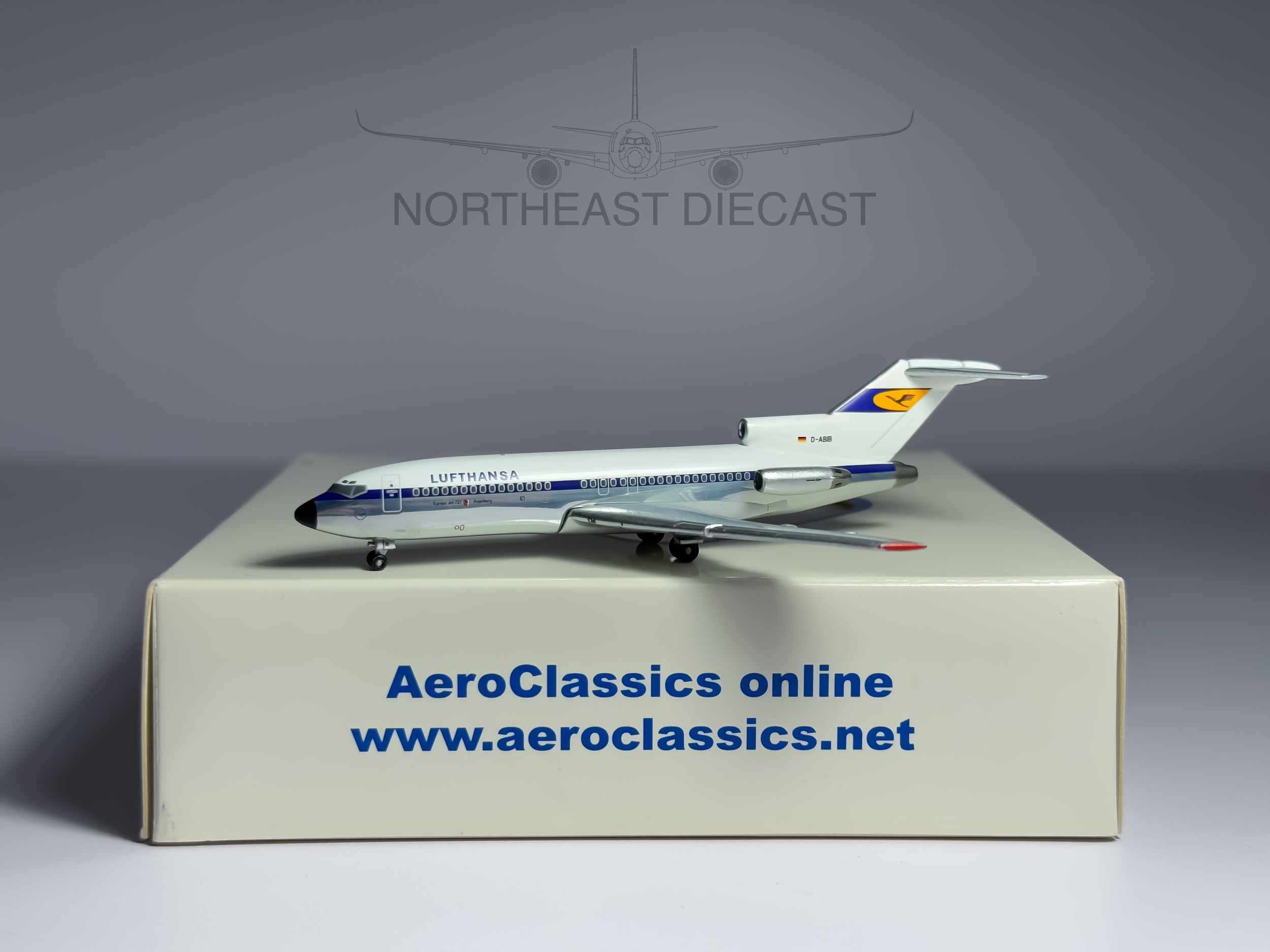 Lufthansa Boeing 727-100 1:400 Aeroclassics D-ABIB (ACDLH046)