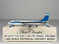El Al Israel Airlines Boeing 720 1:400 Aeroclassics 4X-ABA (ACELY0616)
