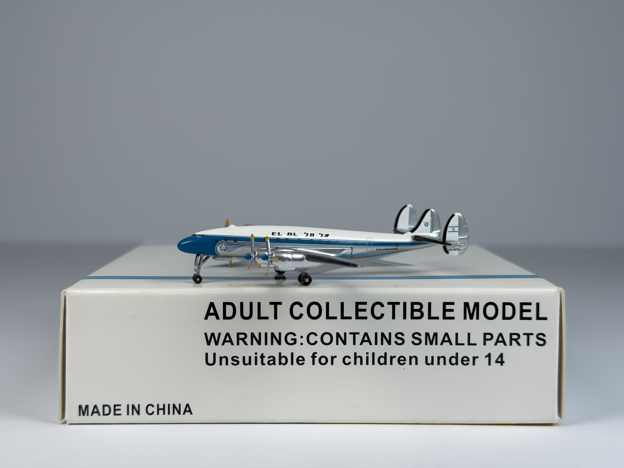 El Al Israel Airlines Lockheed L-049 Constellation 1:400 Aeroclassics 4X-AKB (ACELY070)