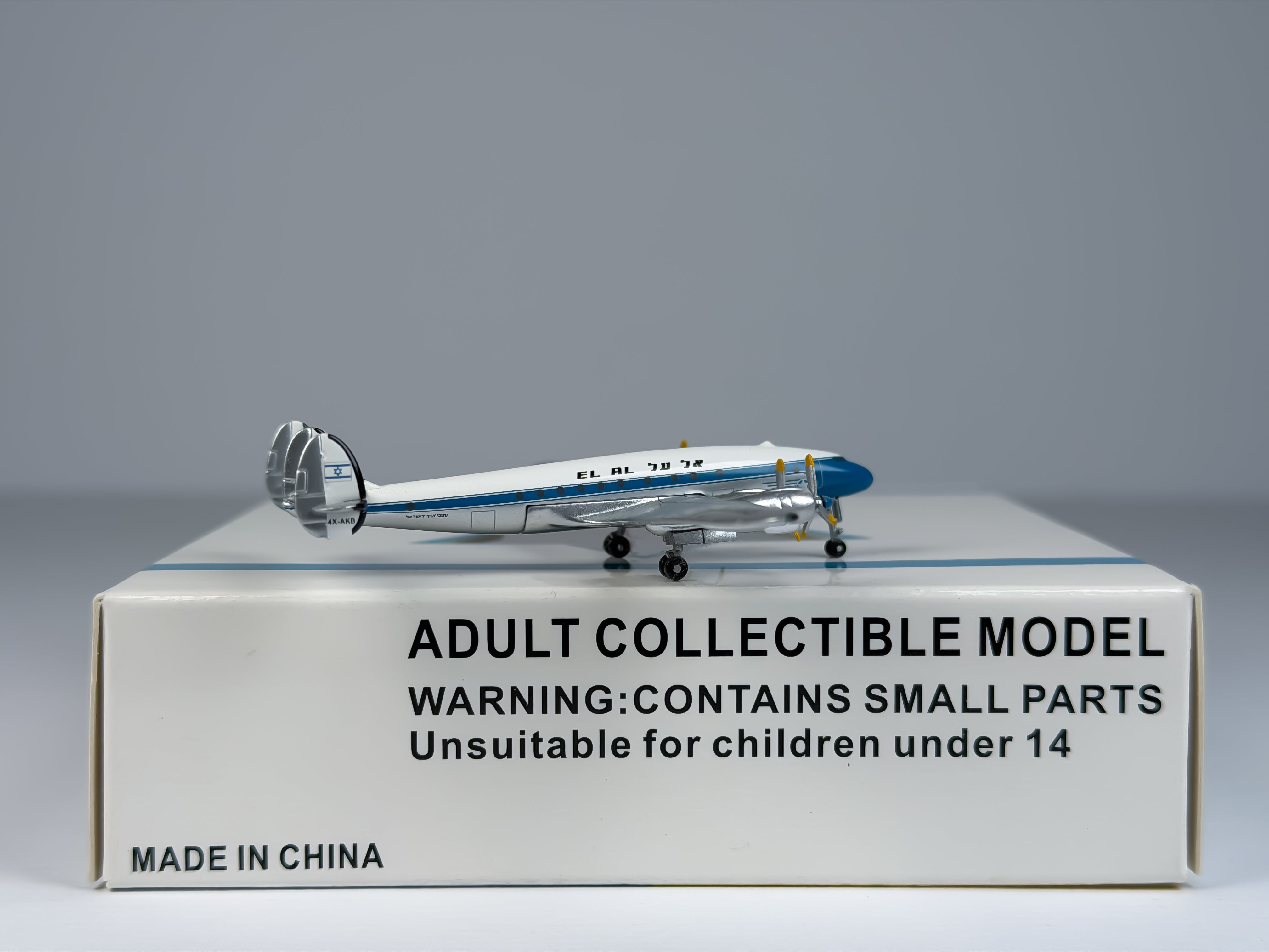 El Al Israel Airlines Lockheed L-049 Constellation 1:400 Aeroclassics 4X-AKB (ACELY070)