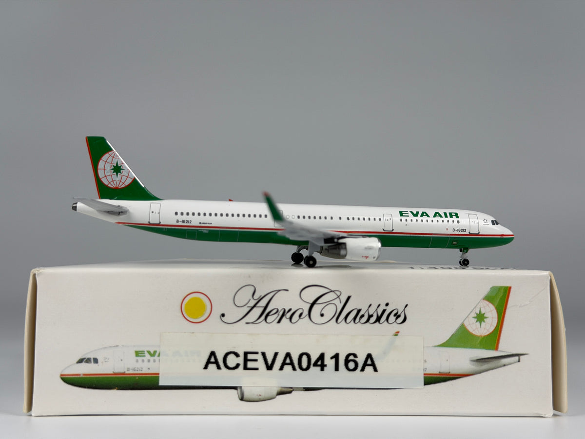 EVA Air Airbus A321 1:400 Aeroclassics B-16212 (ACEVA0416A)