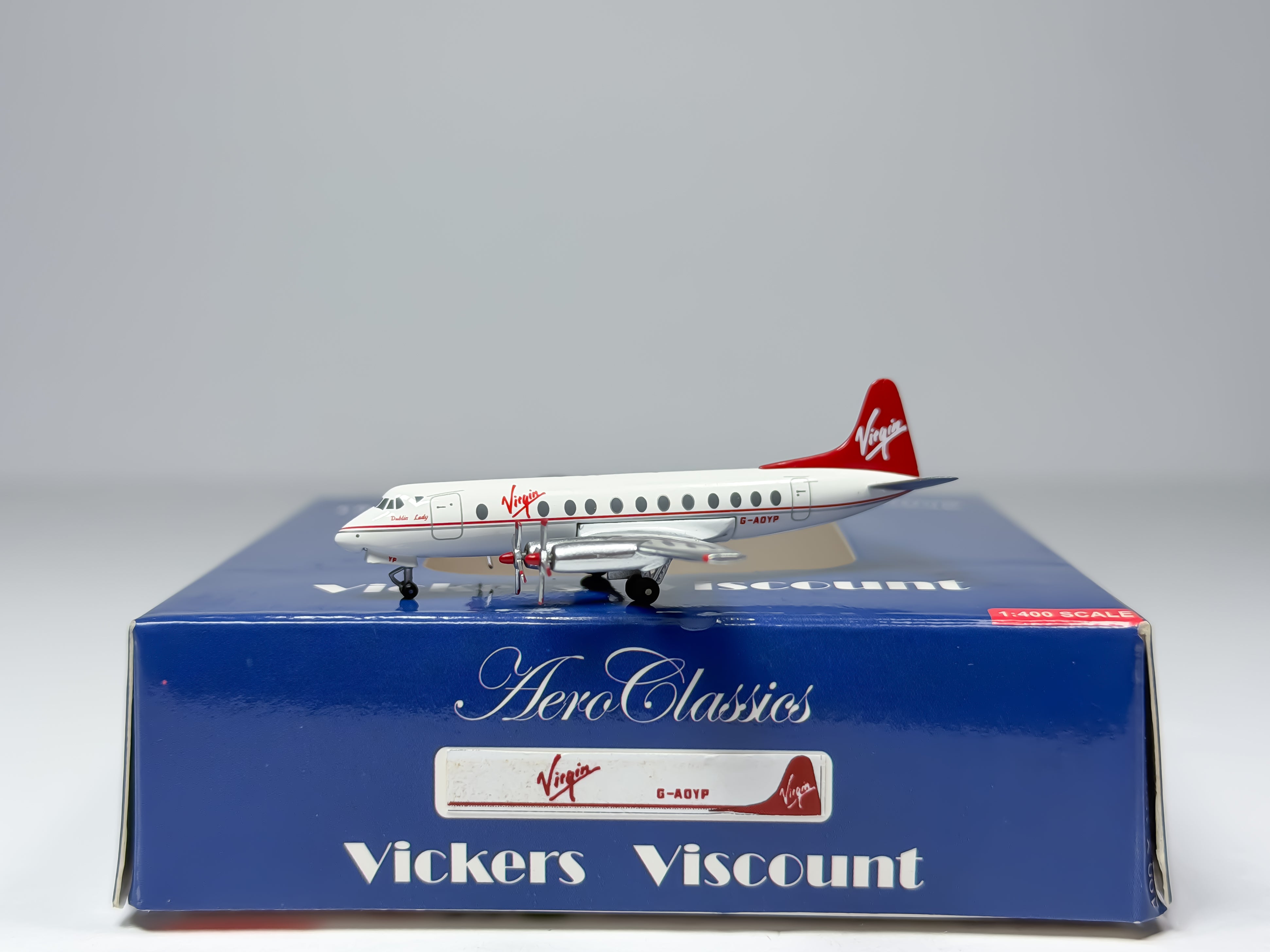 Virgin Atlantic Vickers Viscount 800 1:400 Aeroclassics G-AOYP (ACGAOYP)