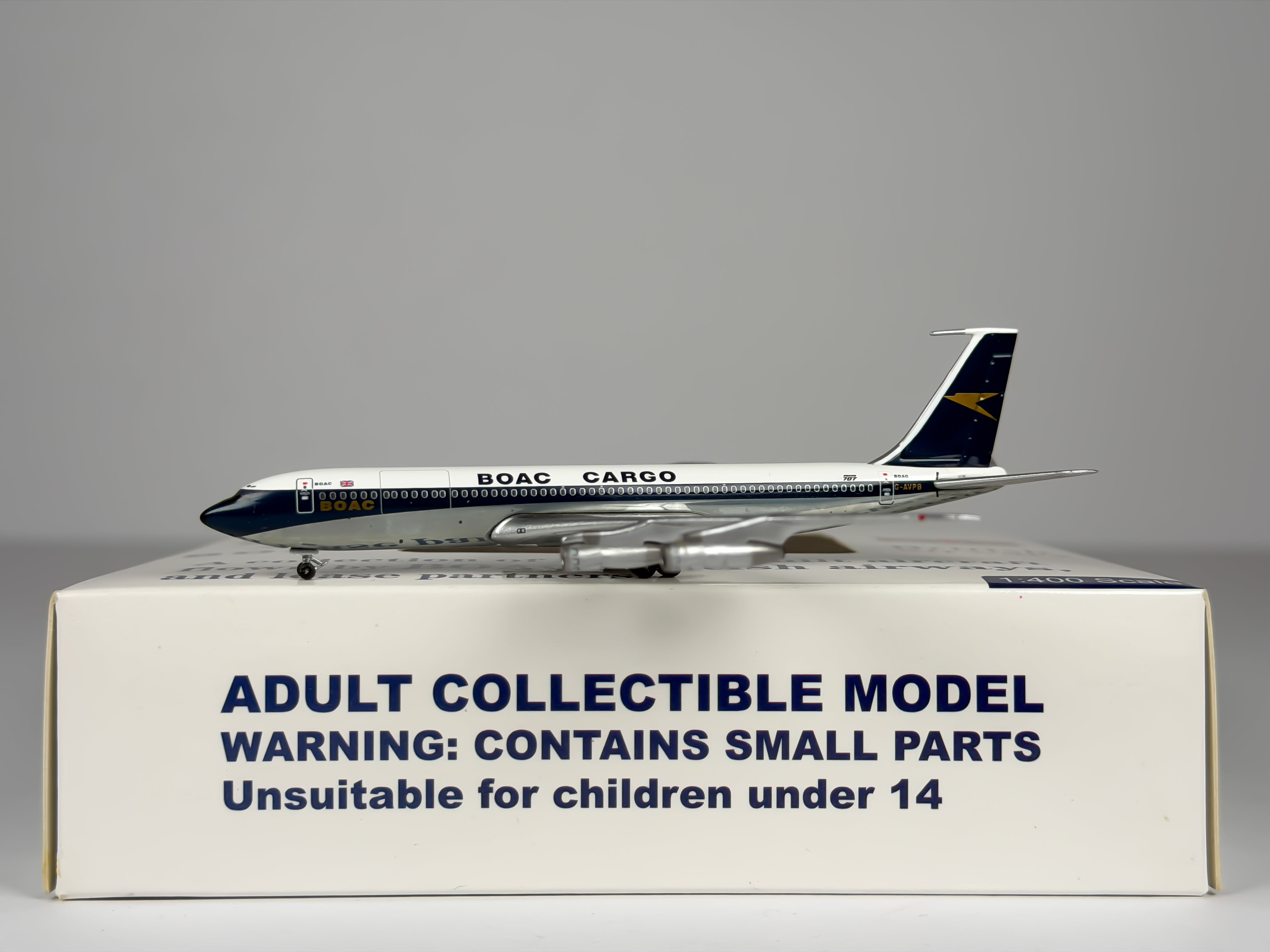 BOAC Boeing 707-300F 1:400 Aeroclassics G-AVPB (ACGAVPB)