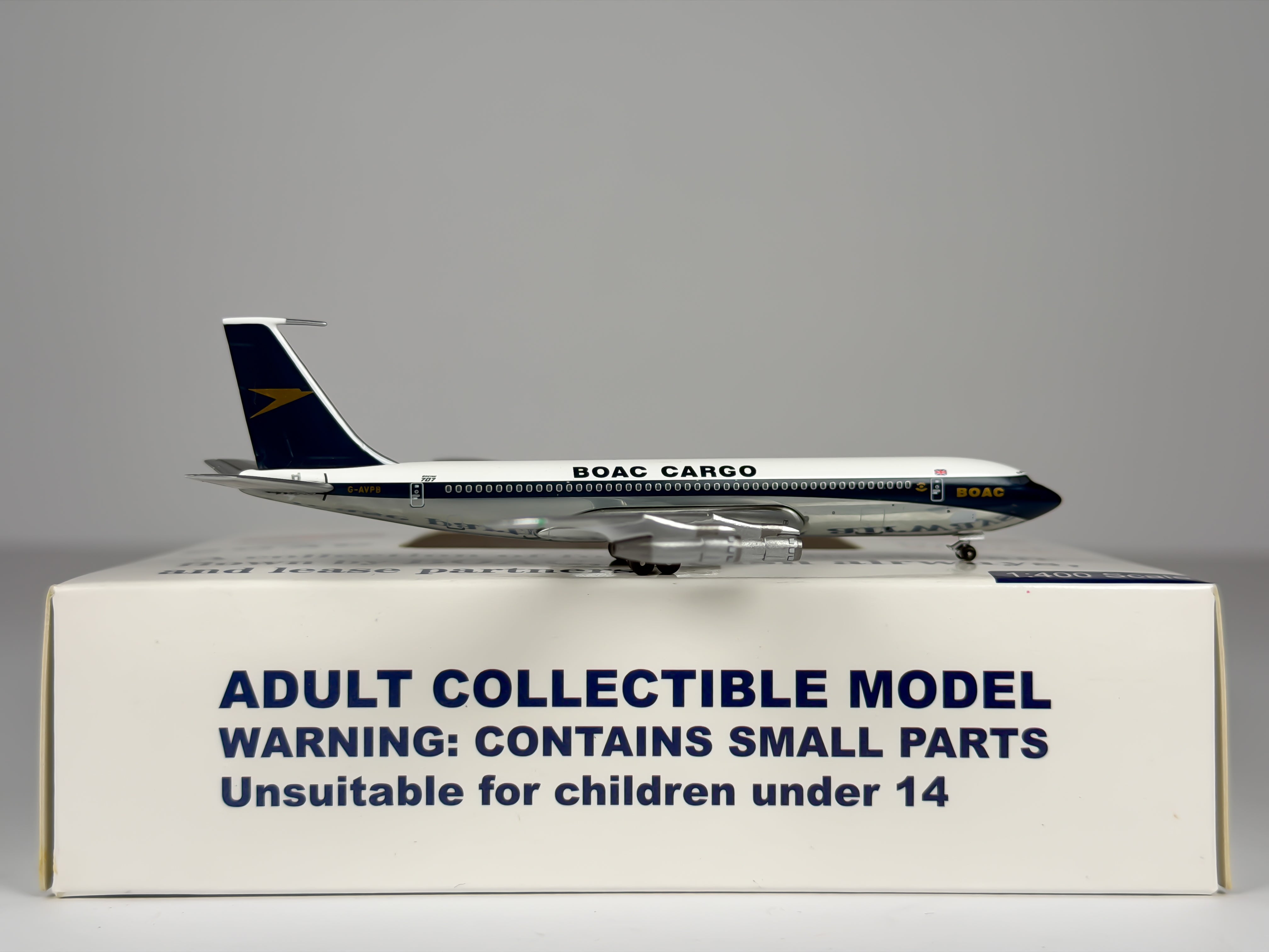 BOAC Boeing 707-300F 1:400 Aeroclassics G-AVPB (ACGAVPB)