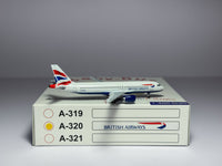 British Airways Airbus A320 1:400 Aeroclassics G-BUSJ (ACGBUSJ)