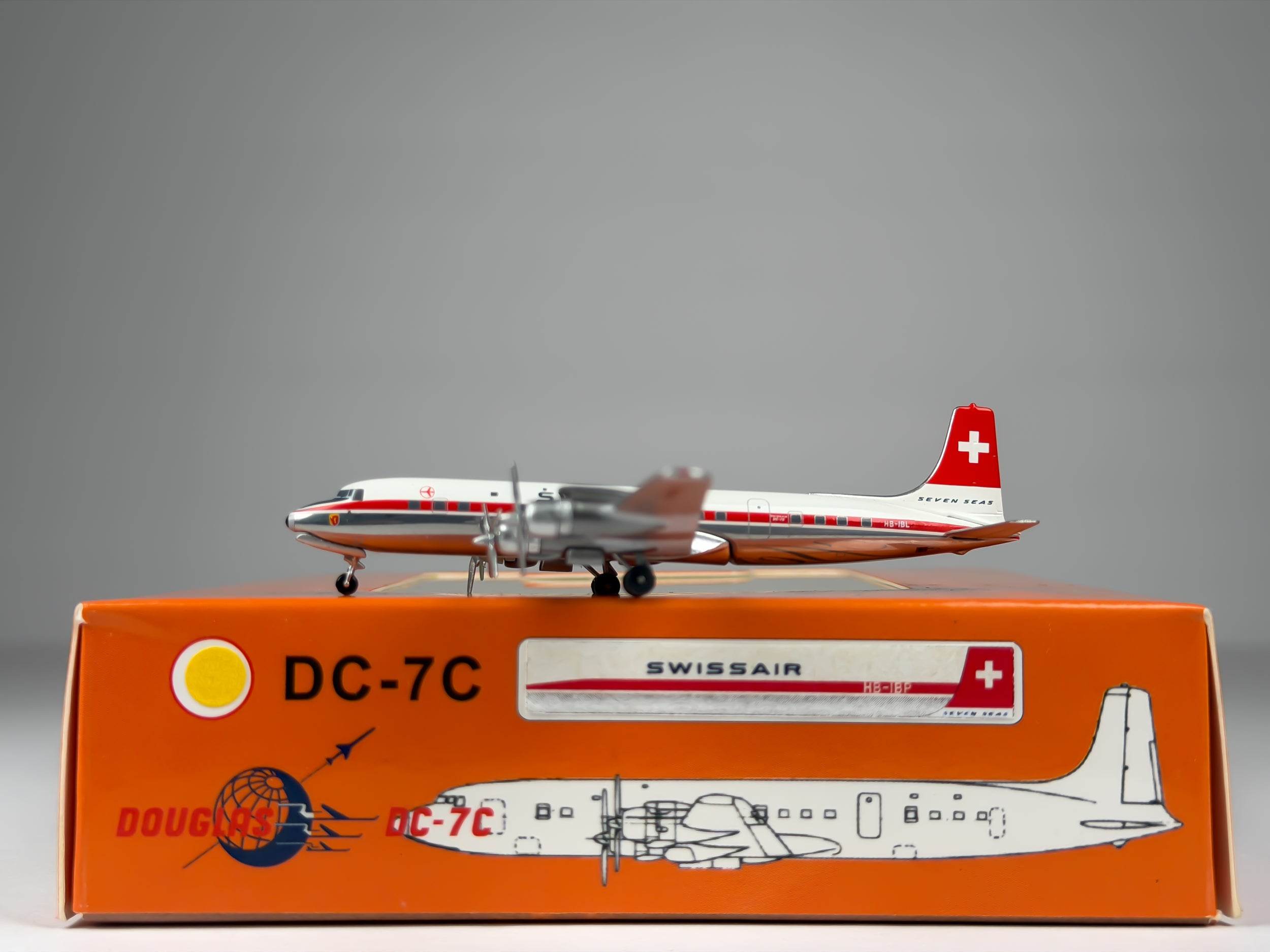 Swissair Douglas DC-7 1:400 Aeroclassics HB-IBP (ACHBIBP)