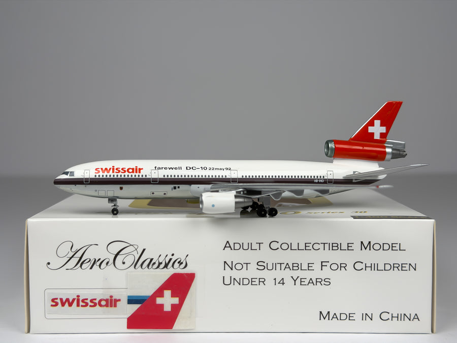Swissair McDonnell Douglas DC-10-30 1:400 Aeroclassics HB-IHD (ACHBIHD)