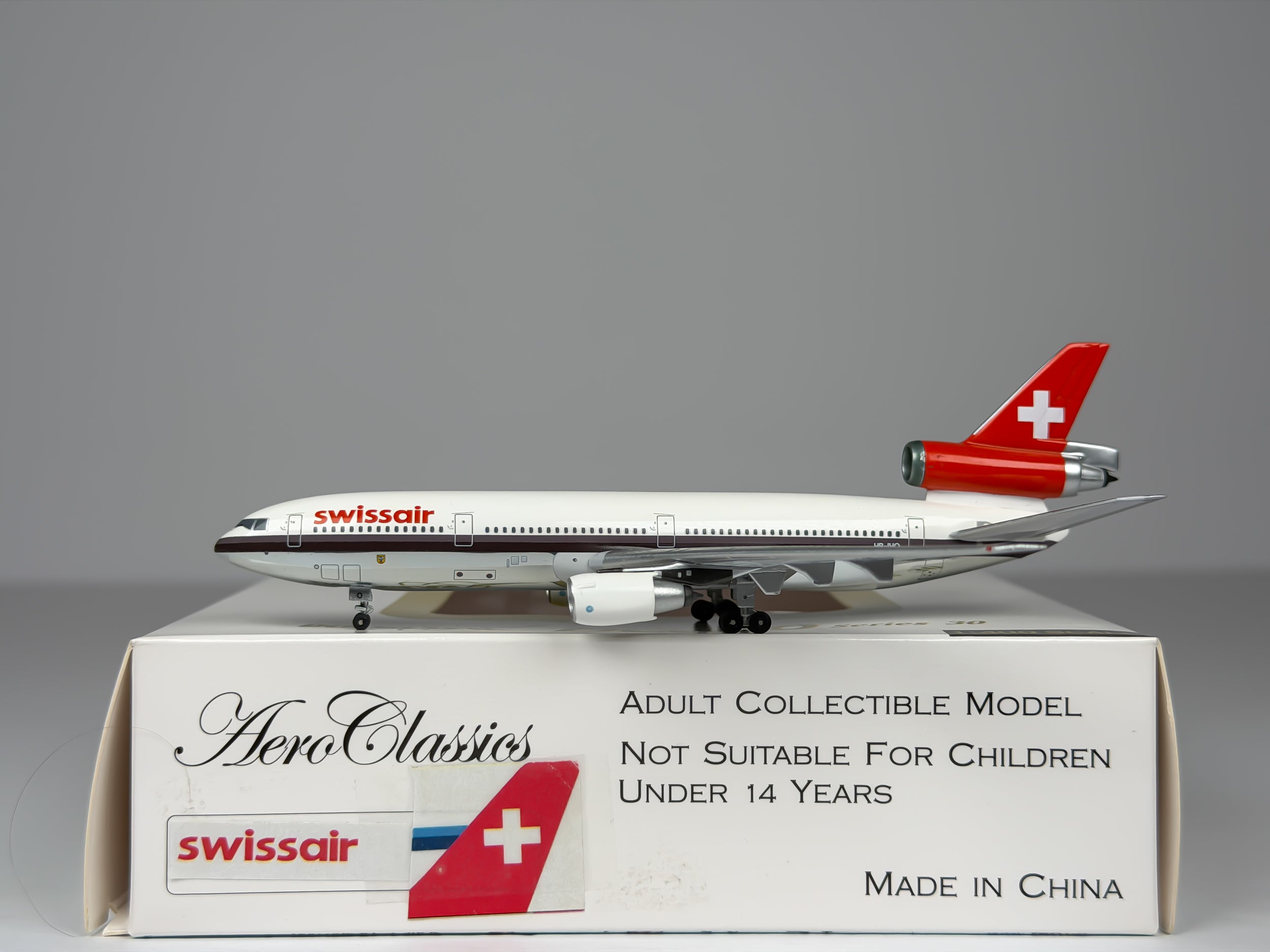 Swissair McDonnell Douglas DC-10-30 1:400 Aeroclassics HB-IHO (ACHBIHO)