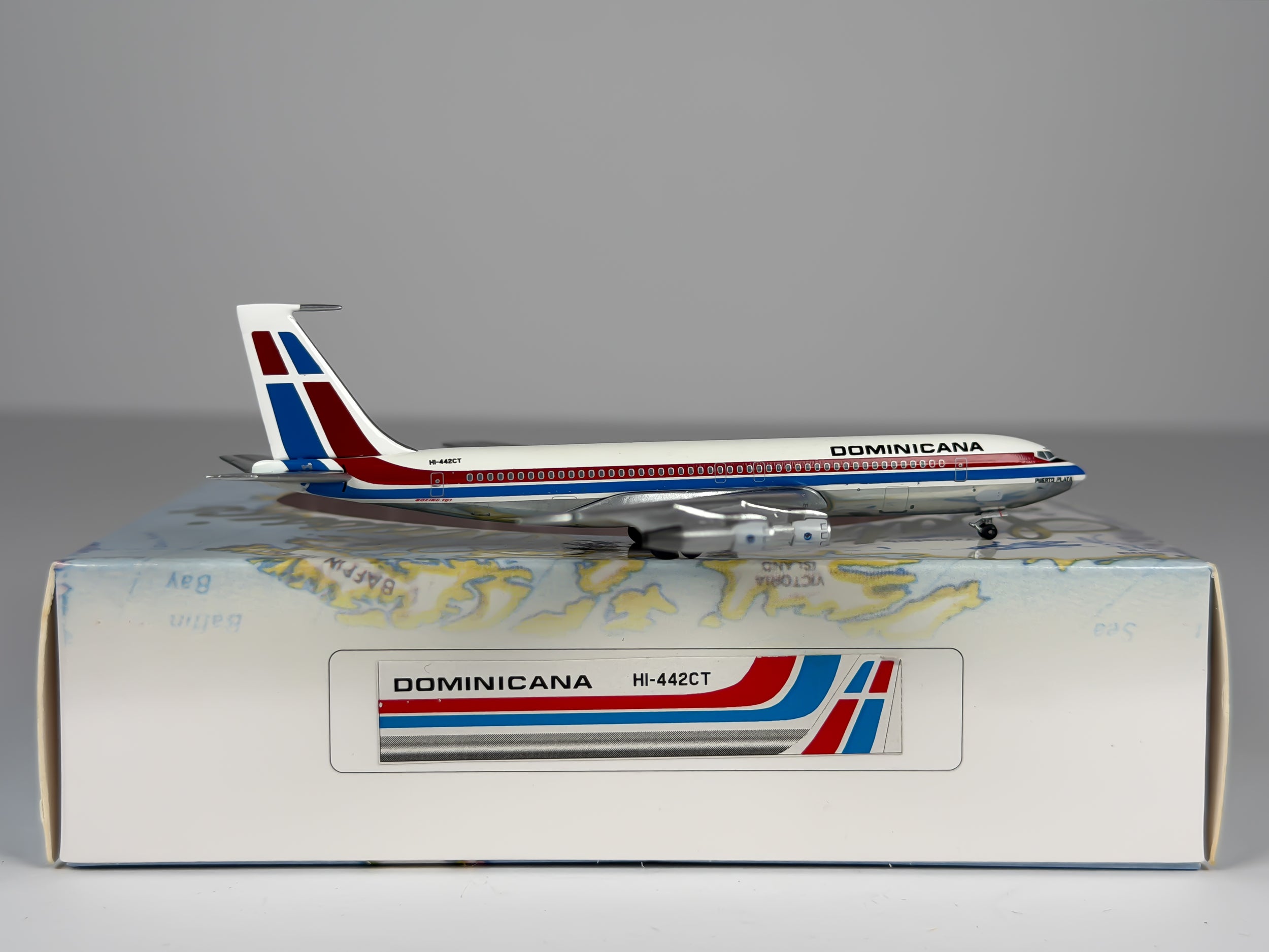 Dominicana Boeing 707-300 1:400 Aeroclassics HI-442CT (ACHI442CT)