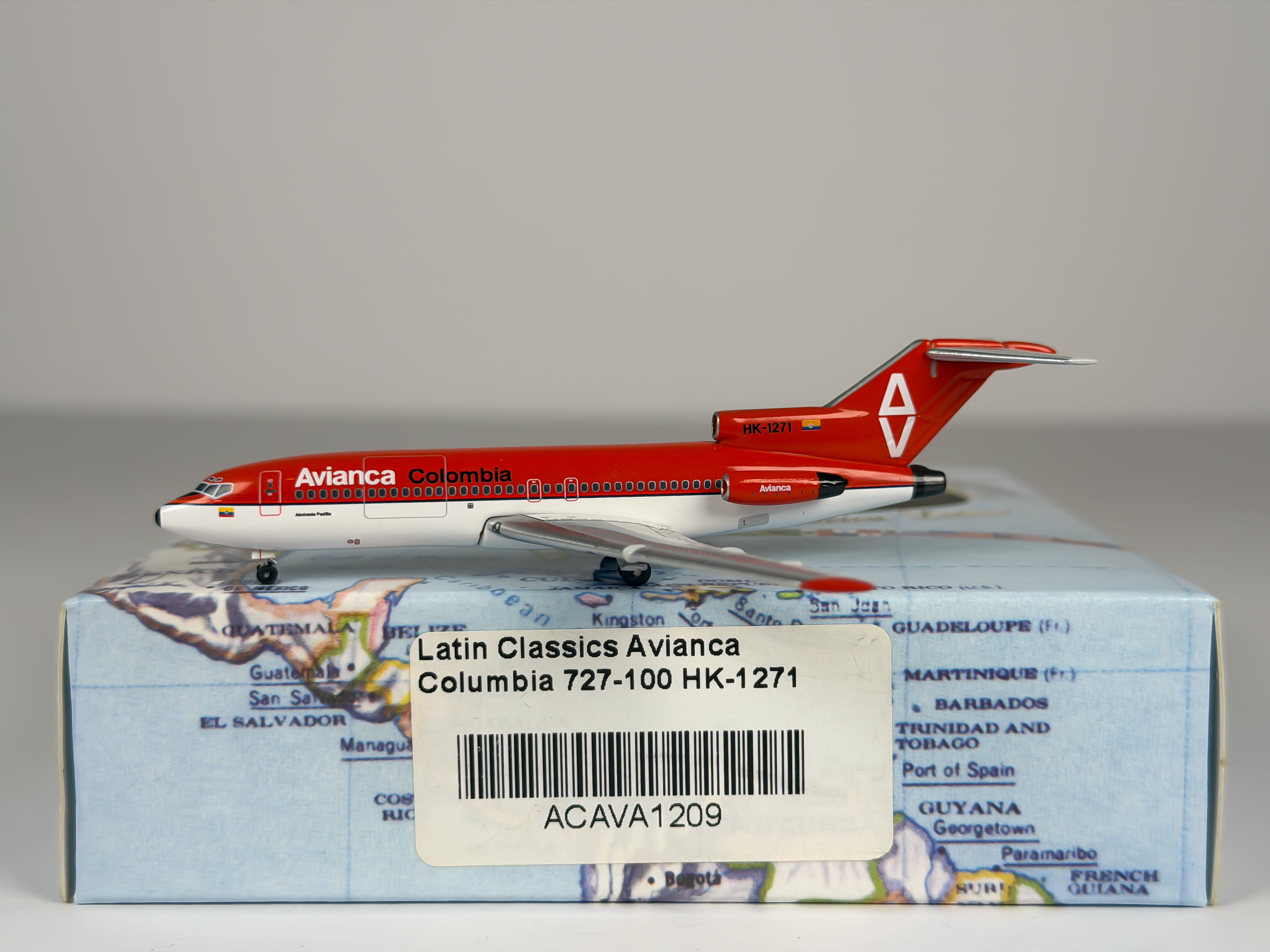 Avianca Colombia Boeing 727-100 1:400 Aeroclassics HK-1271 (ACHK1271)