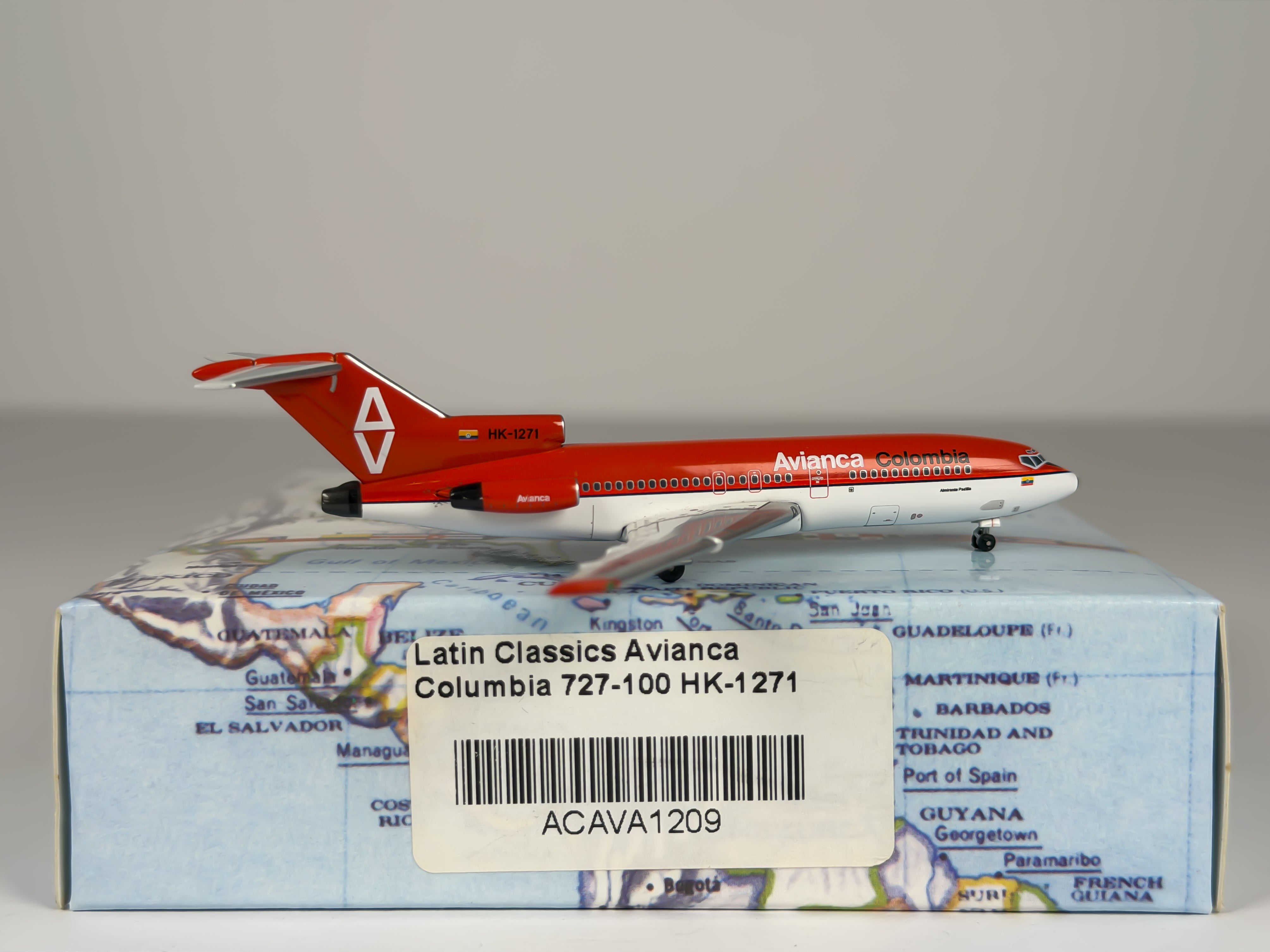 Avianca Colombia Boeing 727-100 1:400 Aeroclassics HK-1271 (ACHK1271)