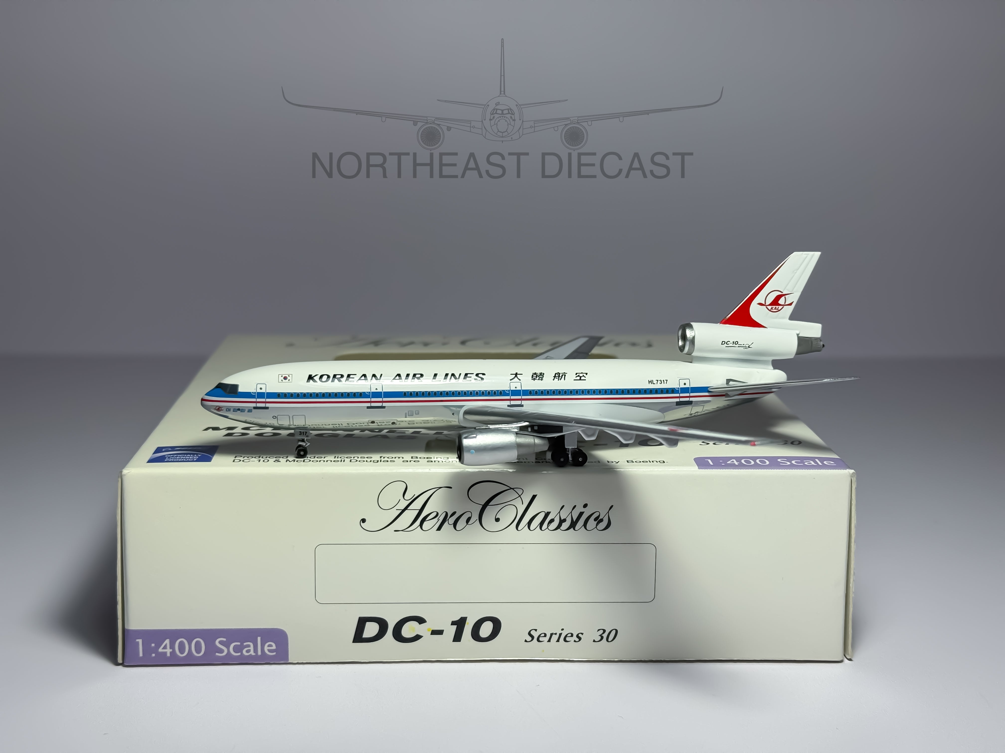 Korean Air McDonnell Douglas DC-10-30 1:400 Aeroclassics HL7317 (ACHL7317)