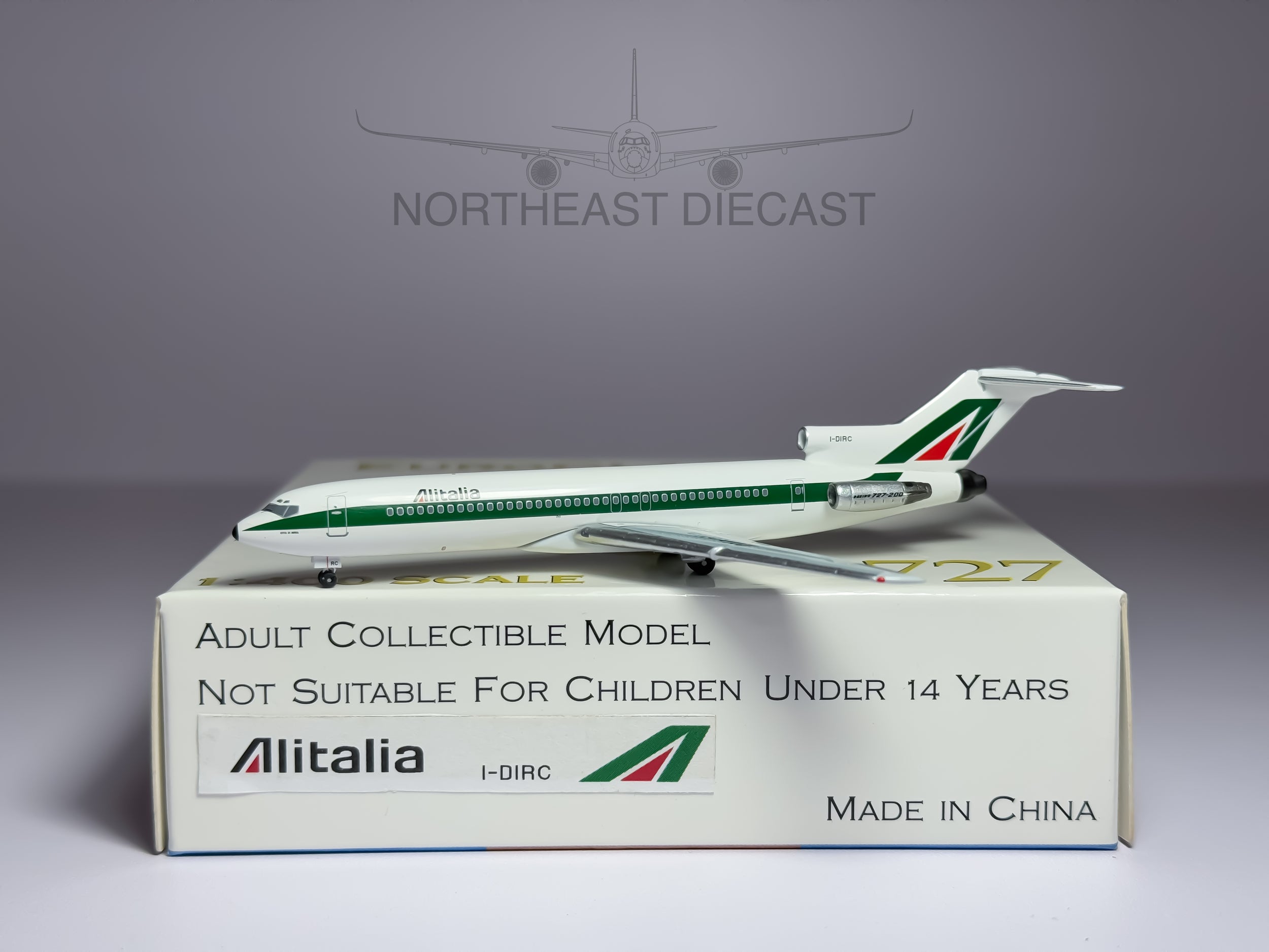 Alitalia Boeing 727-200 1:400 Aeroclassics I-DIRC (ACIDIRC)
