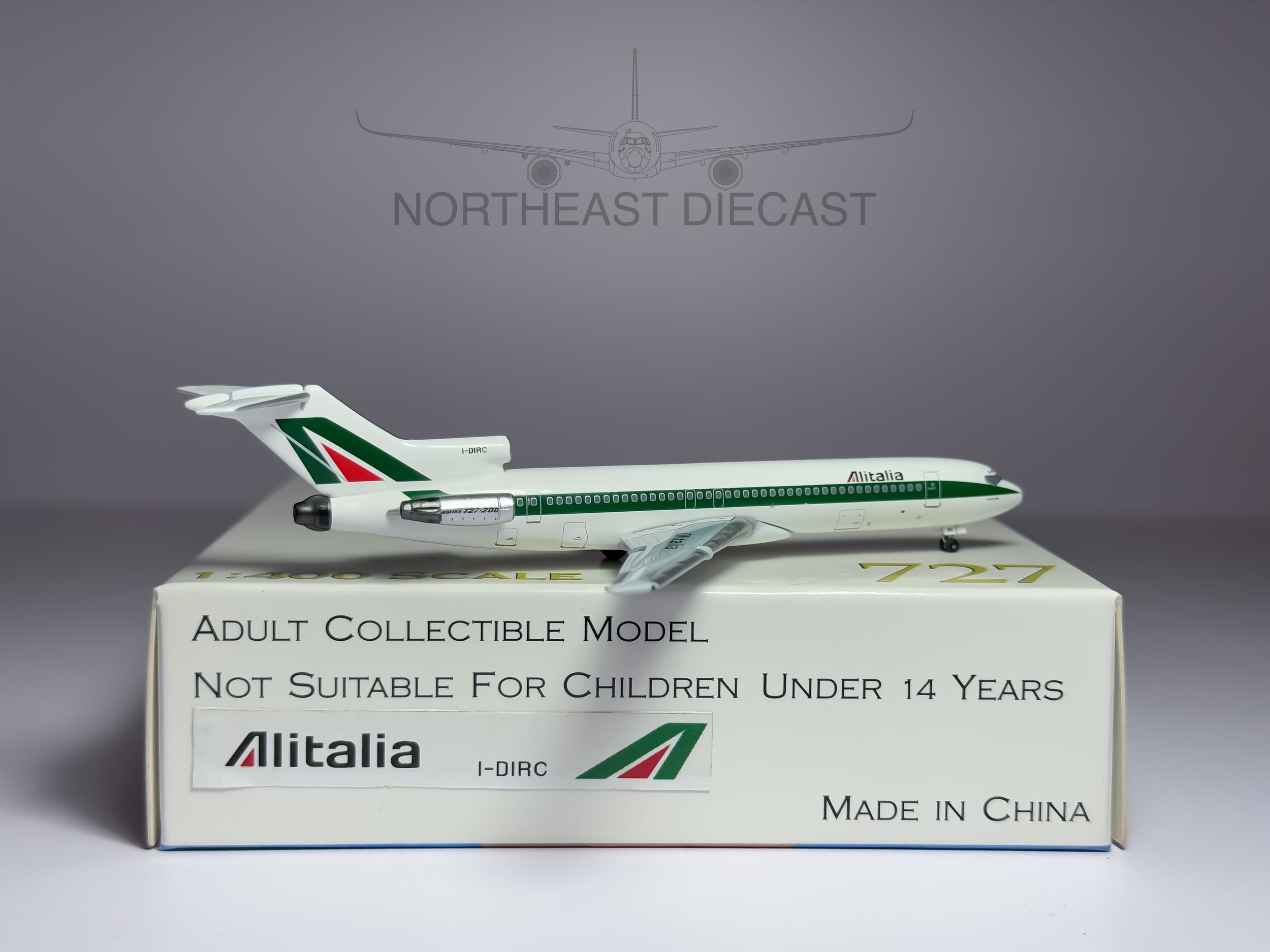 Alitalia Boeing 727-200 1:400 Aeroclassics I-DIRC (ACIDIRC)