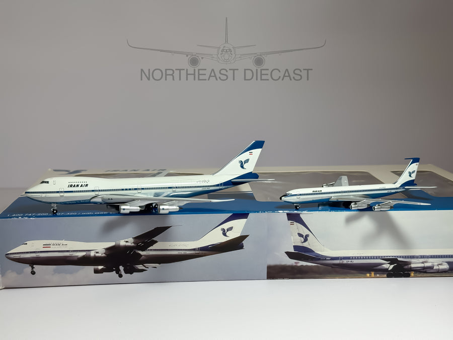 Iran Air Boeing 747-200 & 707-300 1:400 Aeroclassics ACEPIAG & ACEPIRJ (ACIRANAIRSET)