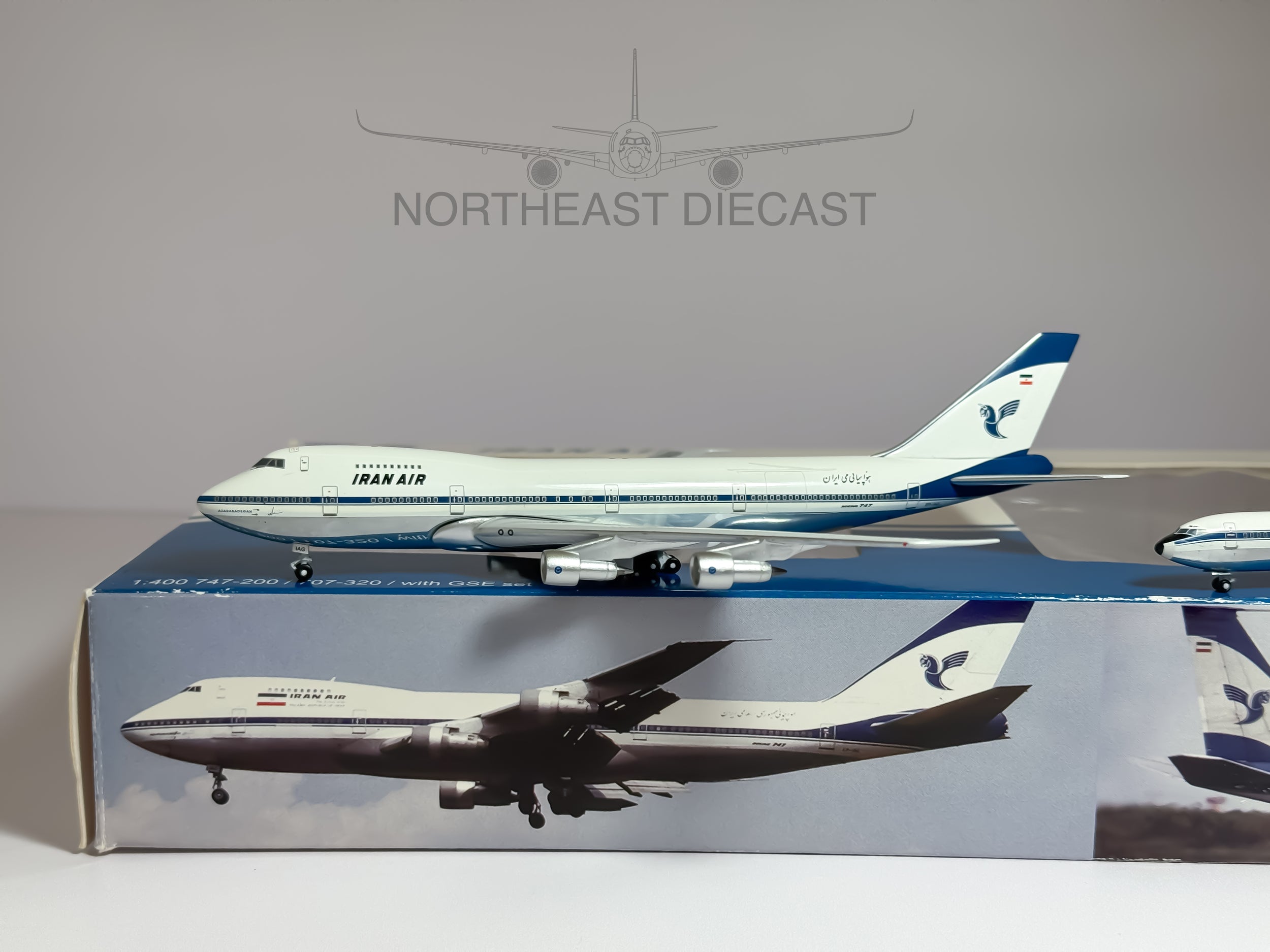 Iran Air Boeing 747-200 & 707-300 1:400 Aeroclassics ACEPIAG & ACEPIRJ (ACIRANAIRSET)