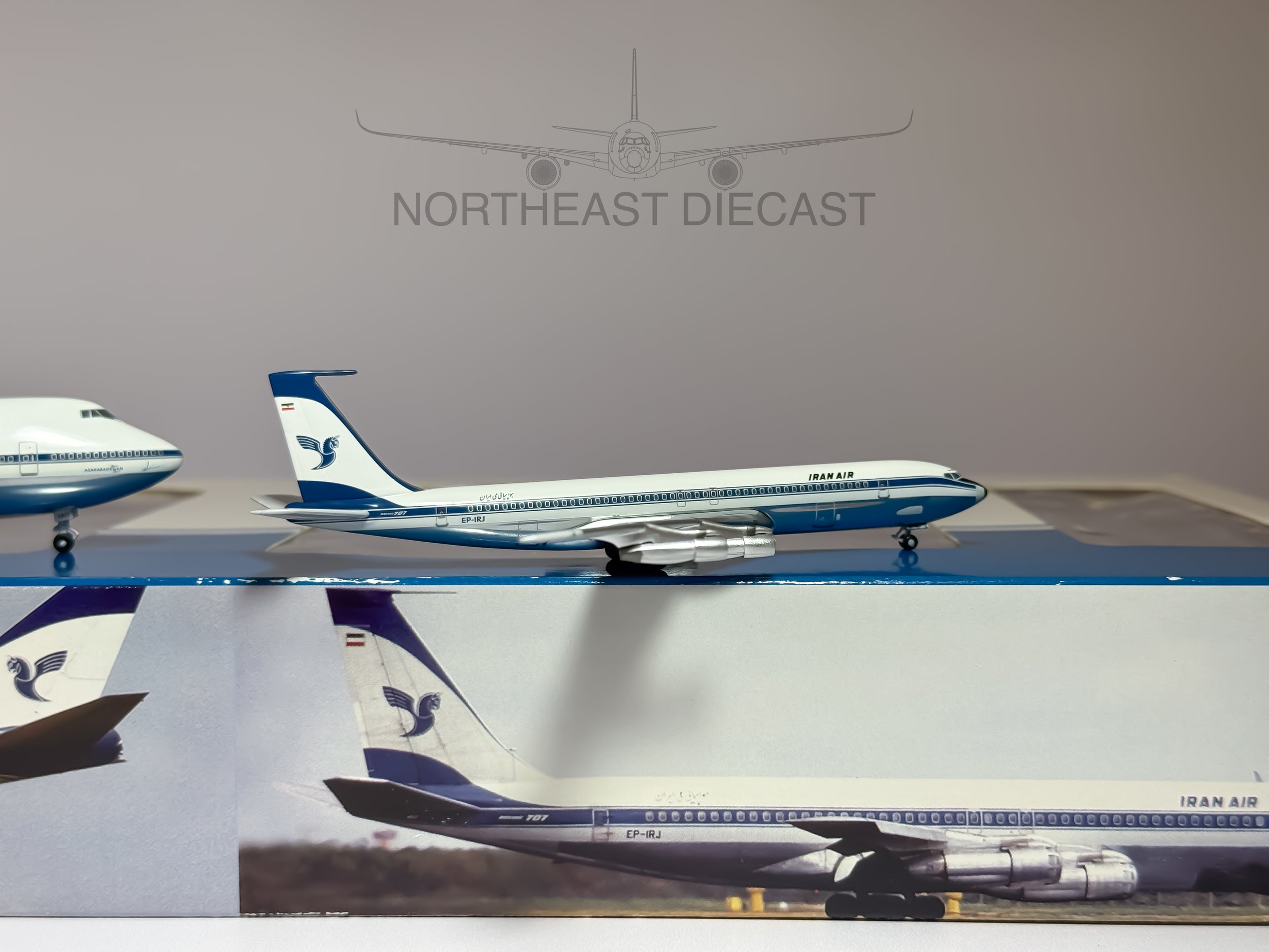 Iran Air Boeing 747-200 & 707-300 1:400 Aeroclassics ACEPIAG & ACEPIRJ (ACIRANAIRSET)
