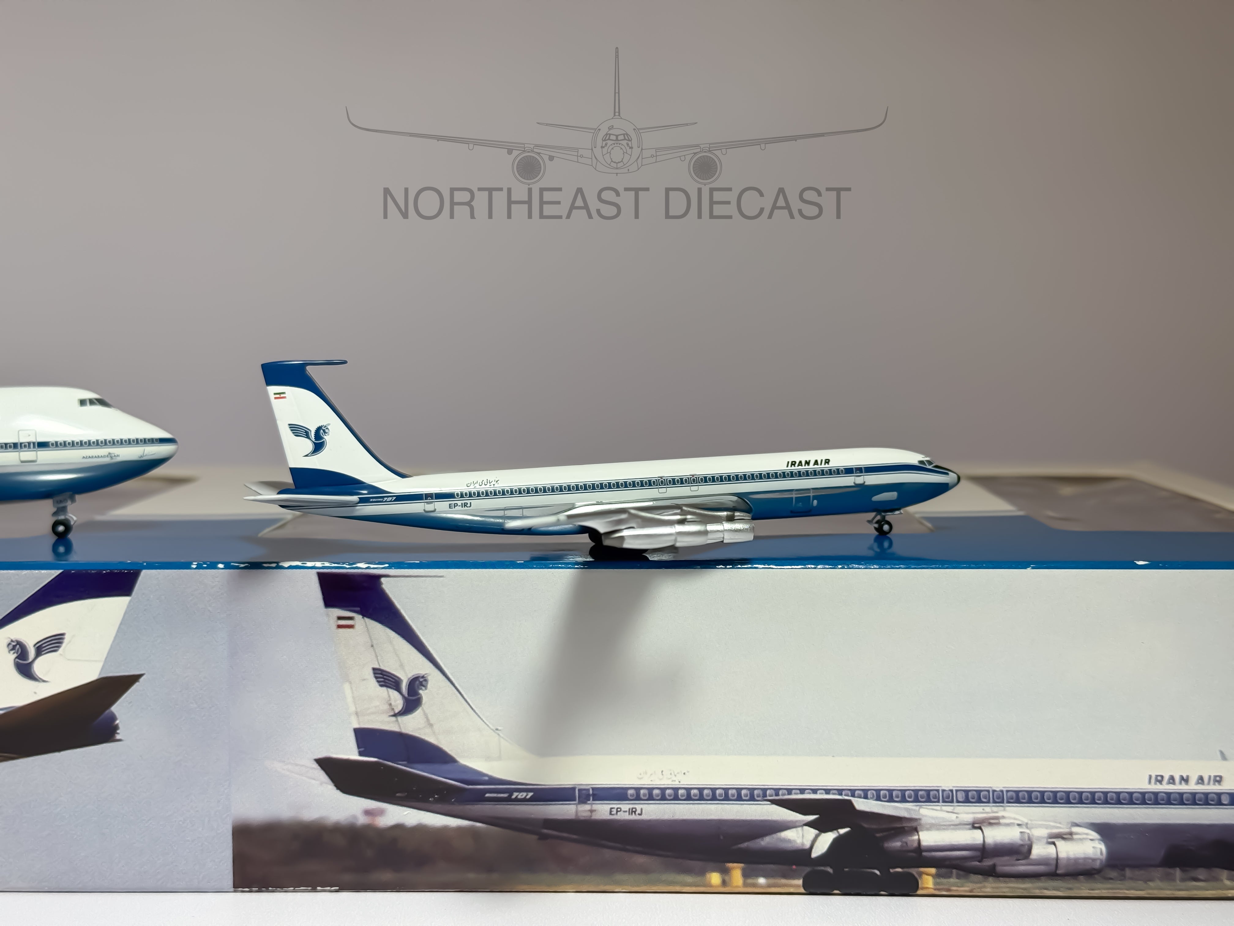 Iran Air Boeing 747-200 & 707-300 1:400 Aeroclassics ACEPIAG & ACEPIRJ (ACIRANAIRSET)